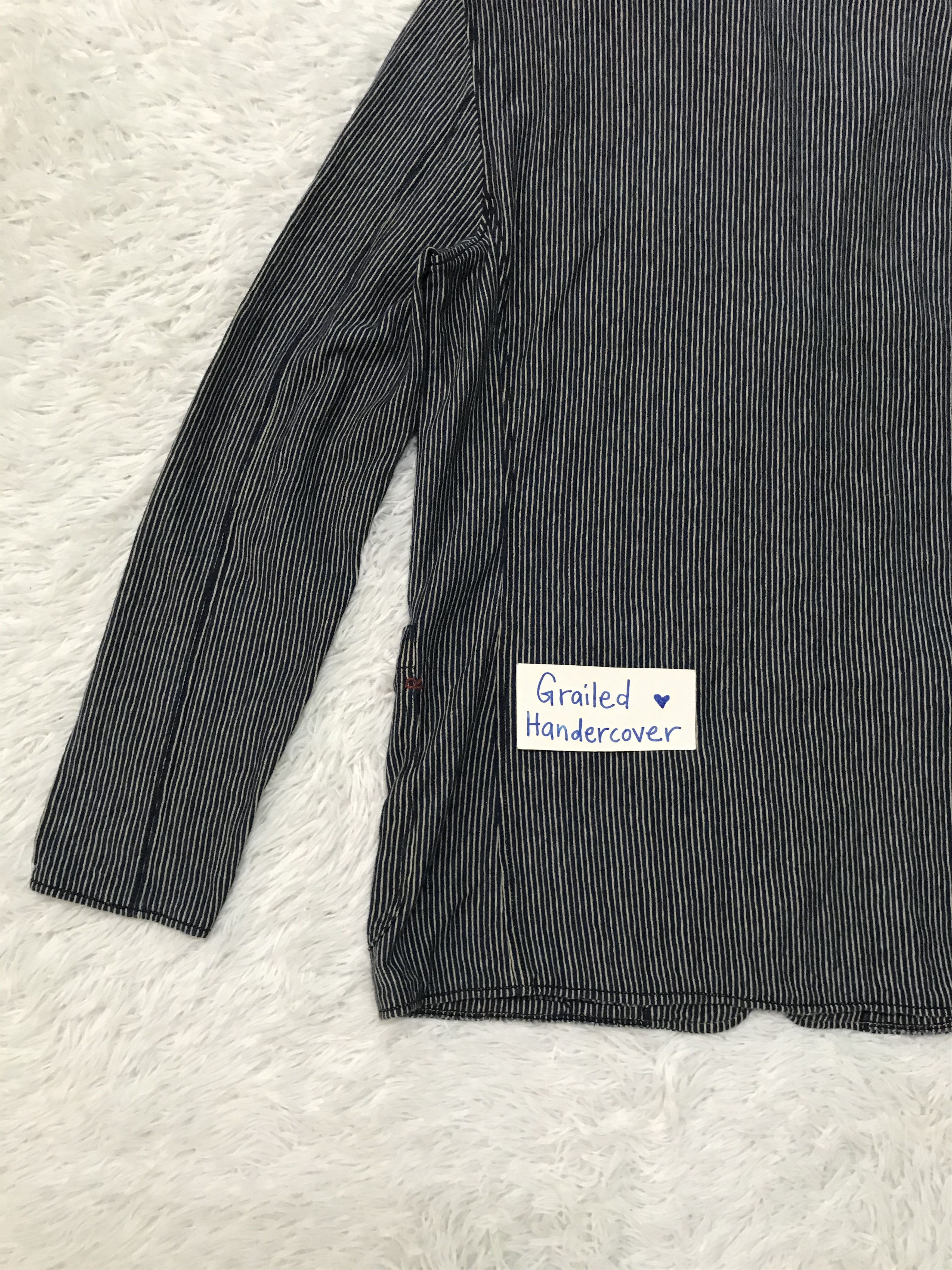 45rpm 45 Rpm Indigo Stripes Thin Jacket Size US M / EU 48-50 / 2 - 9 Thumbnail