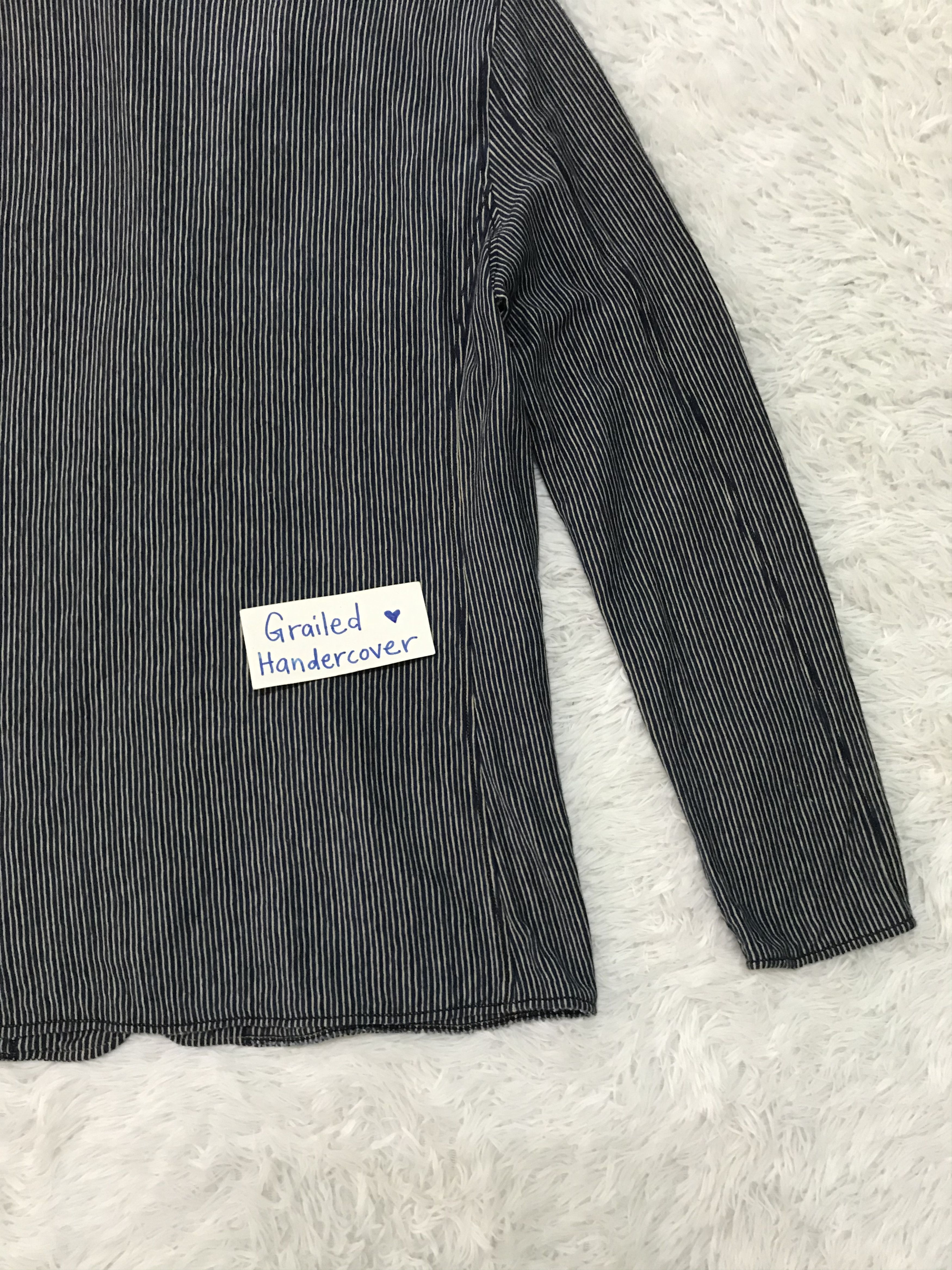 45rpm 45 Rpm Indigo Stripes Thin Jacket Size US M / EU 48-50 / 2 - 10 Thumbnail