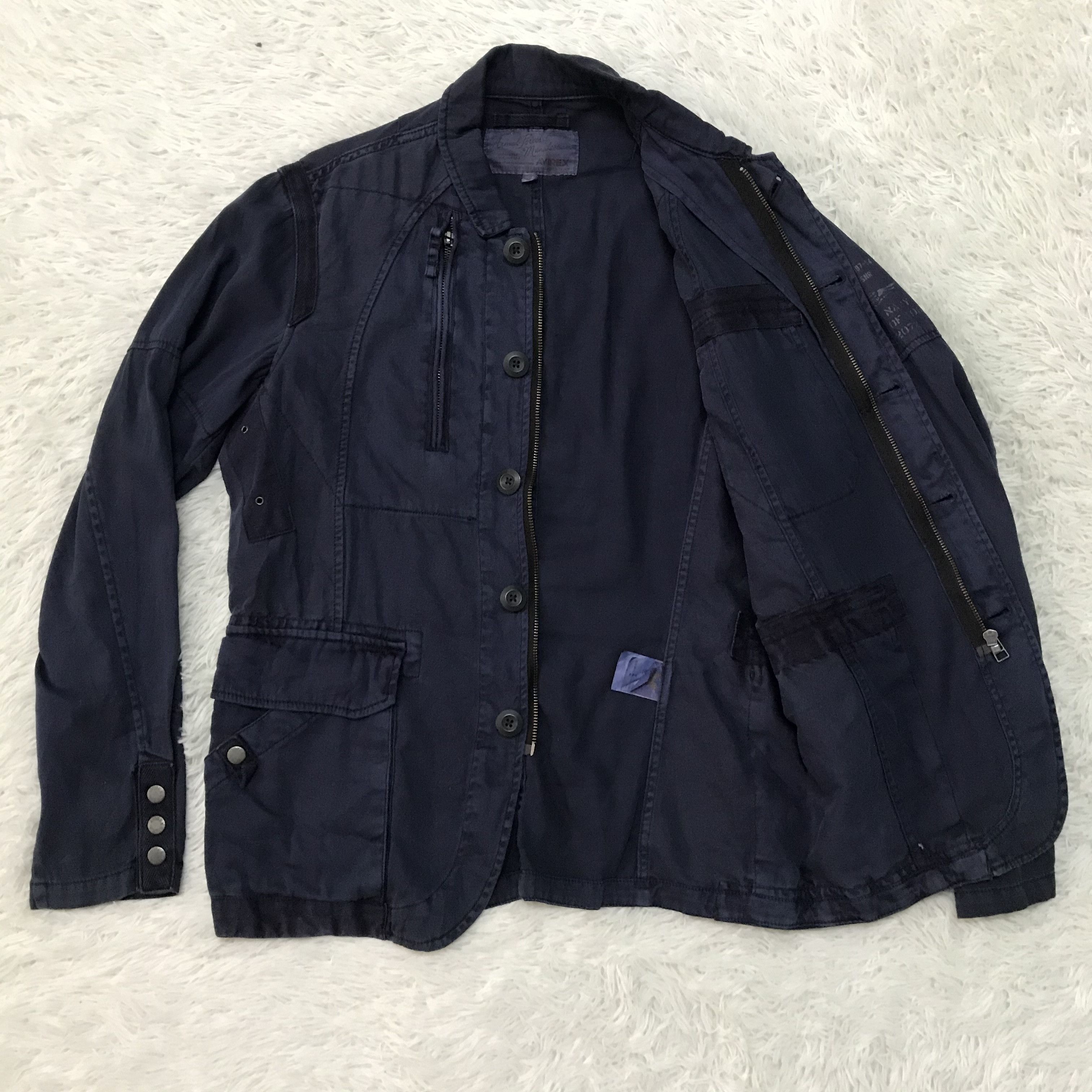 Avirex Rare Nice Design Avirex Muti Pockets US Navy Jacket Size US M / EU 48-50 / 2 - 14 Thumbnail