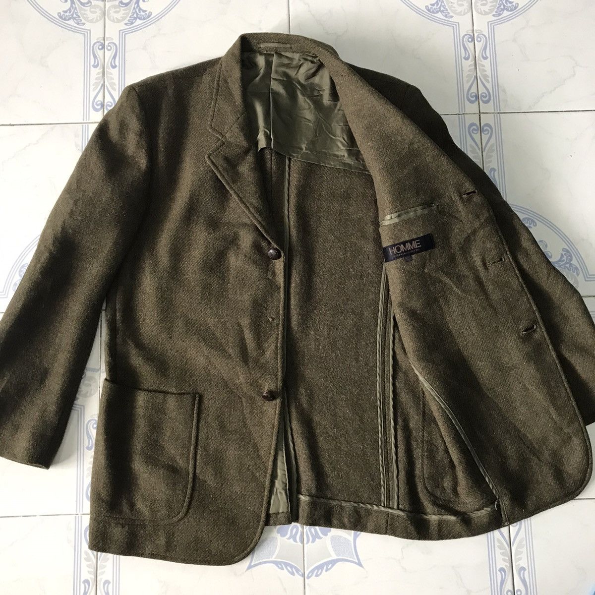 Comme des Garcons VTG HOMME COMME DES GARCONS CDG BLEND WOOL JACKET Size US M / EU 48-50 / 2 - 14 Thumbnail