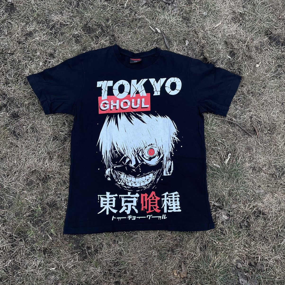 Vintage Vintage Y2K Tokyo Ghoul Graphic Tee Black Horror Anime M Size US M / EU 48-50 / 2 - 1 Thumbnail