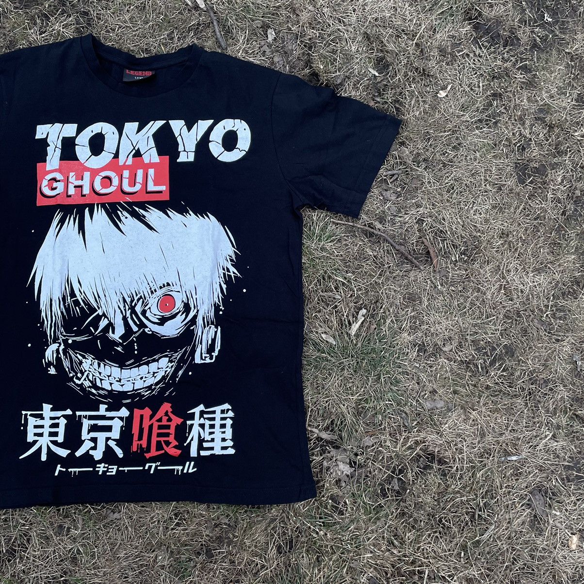 Vintage Vintage Y2K Tokyo Ghoul Graphic Tee Black Horror Anime M Size US M / EU 48-50 / 2 - 2 Thumbnail