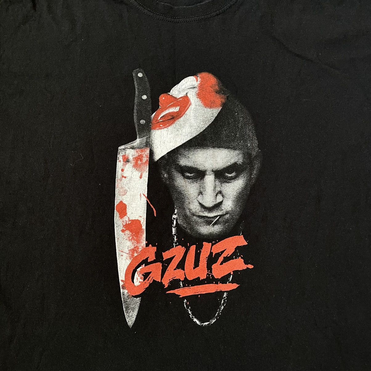 Vintage Vintage Y2K Graphic Tee Skull Vamp Devil Face Punk Worn In L Size US L / EU 52-54 / 3 - 4 Thumbnail