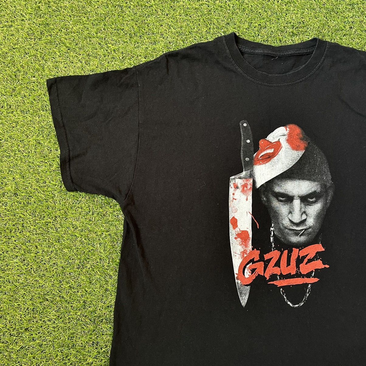 Vintage Vintage Y2K Graphic Tee Skull Vamp Devil Face Punk Worn In L Size US L / EU 52-54 / 3 - 3 Thumbnail