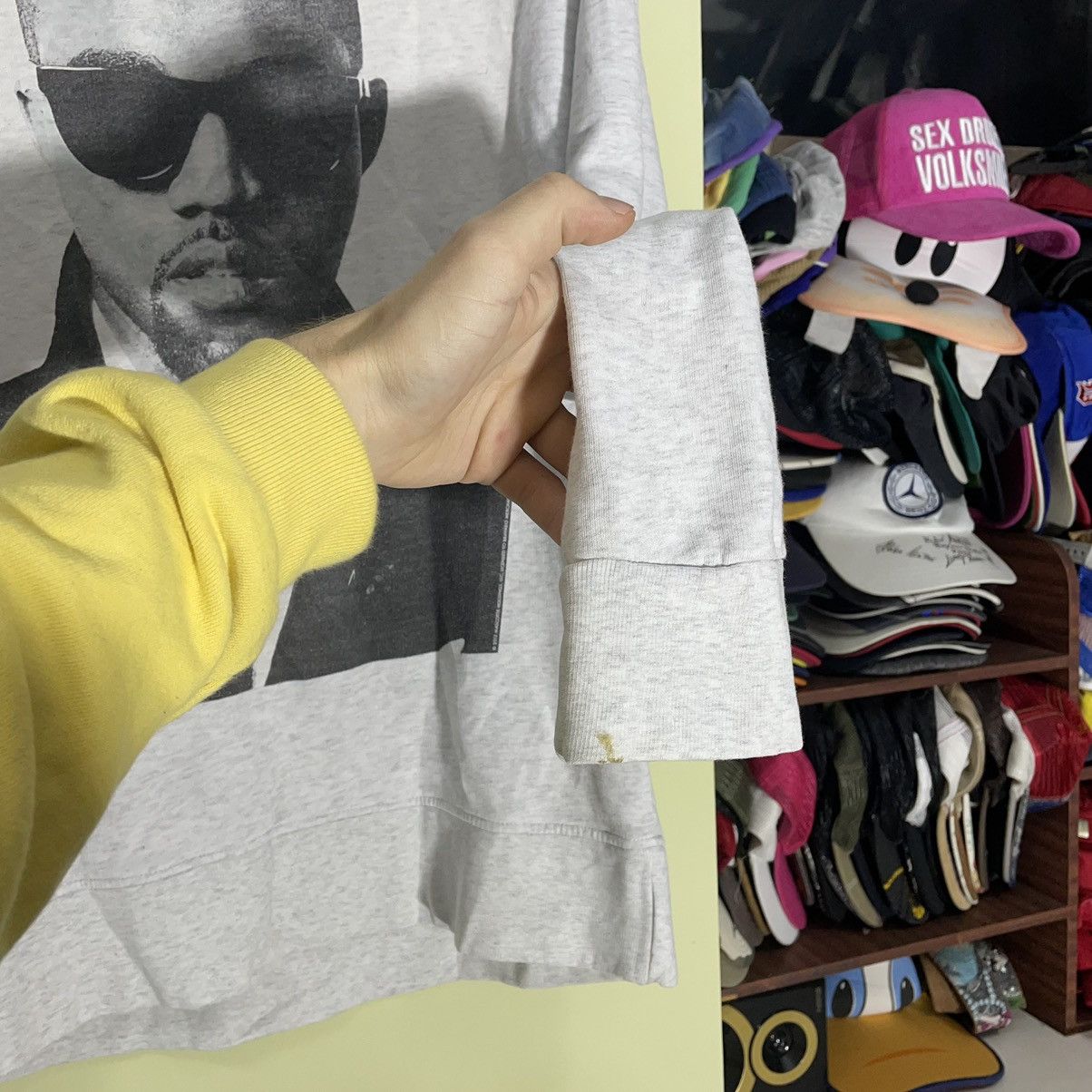 Vintage Vintage Y2K Kanye West Graphic Crewneck Streetwear Washed XL Size US XL / EU 56 / 4 - 5 Thumbnail