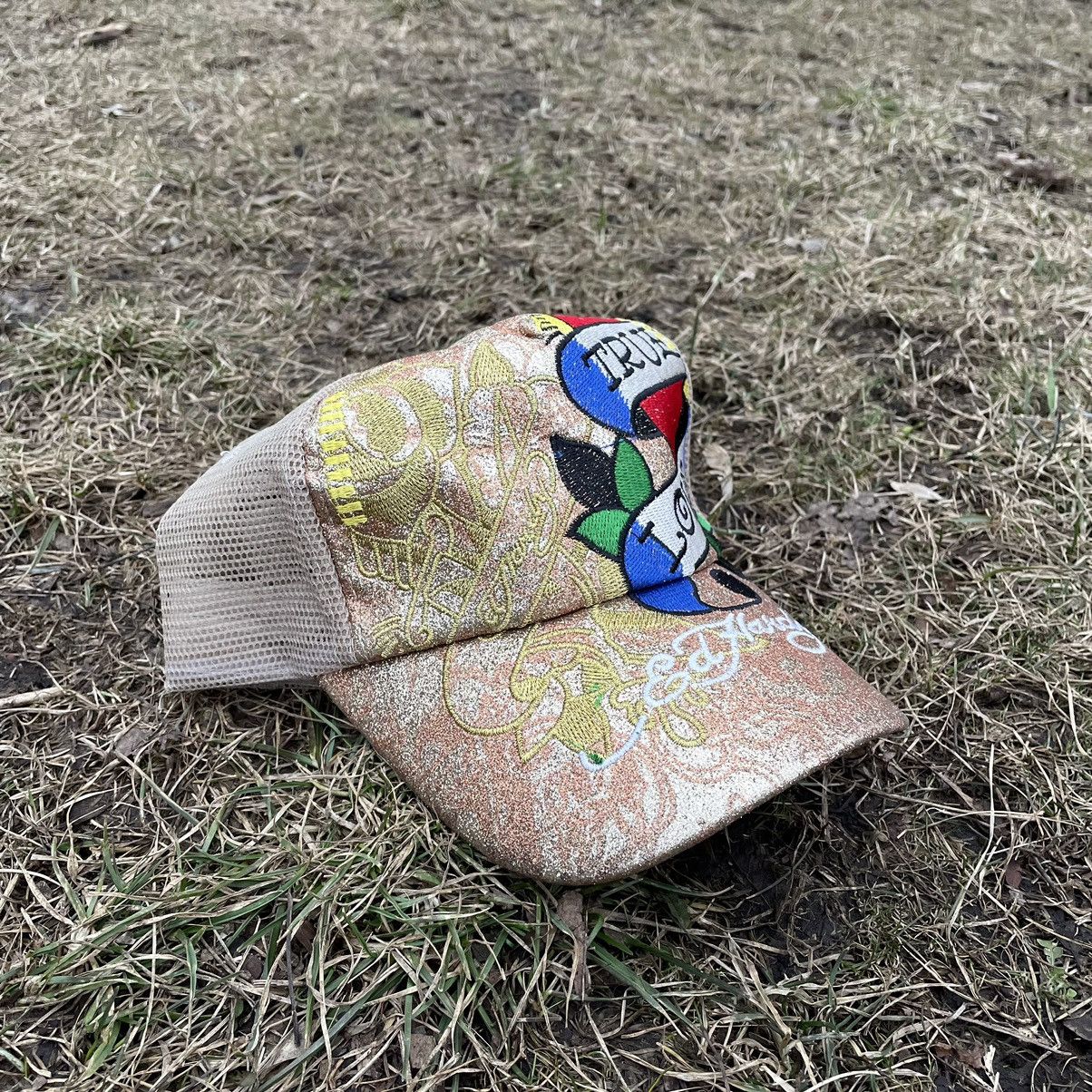 Vintage Vintage Y2K Ed Hardy Graphic Hat Cap Streetwear Sun Faded OS Size ONE SIZE - 5 Thumbnail