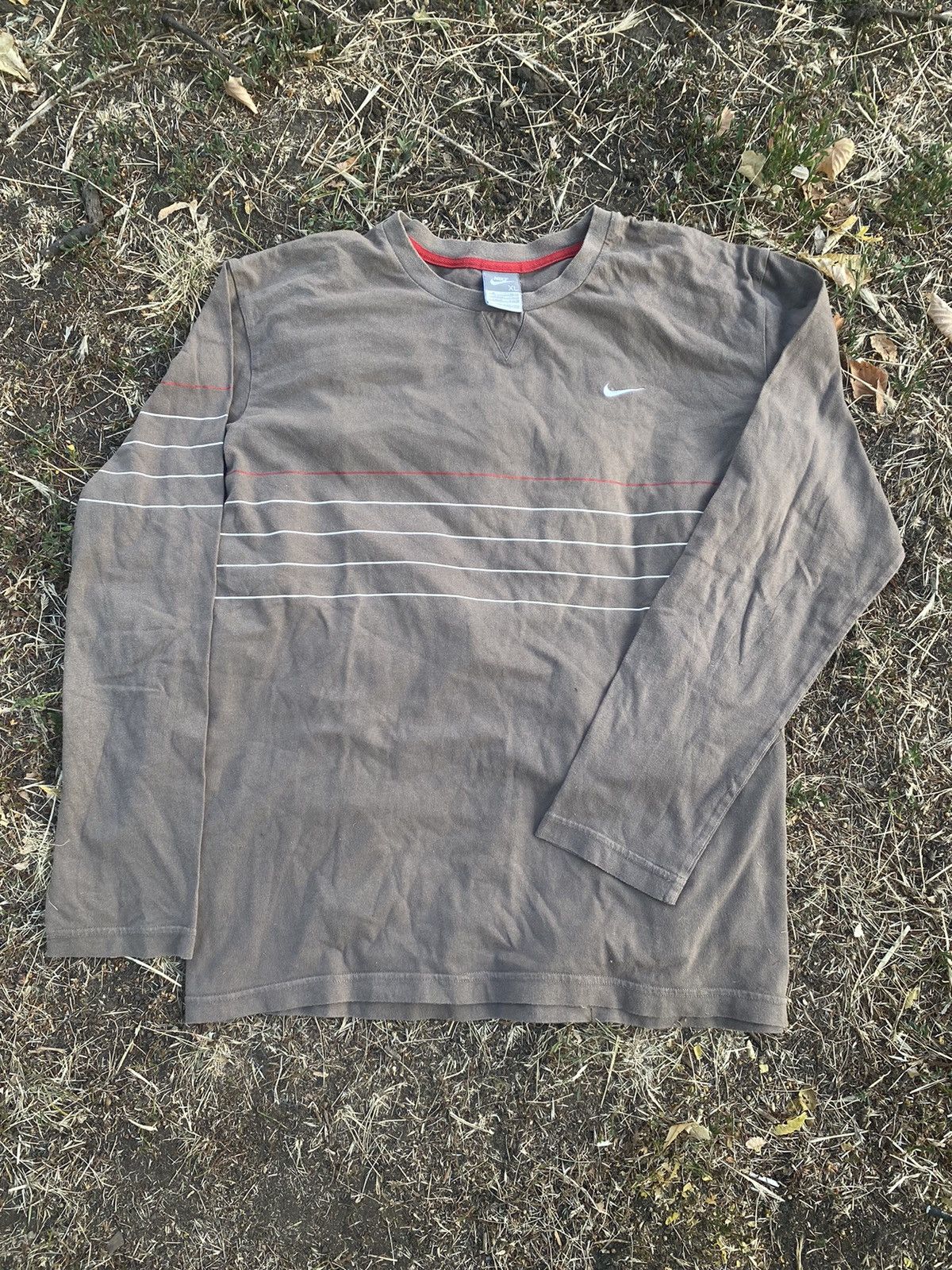 Nike Vintage 90s Nike long sleeve streetwear swoosh y2k size XL Size US XL / EU 56 / 4 - 2 Thumbnail