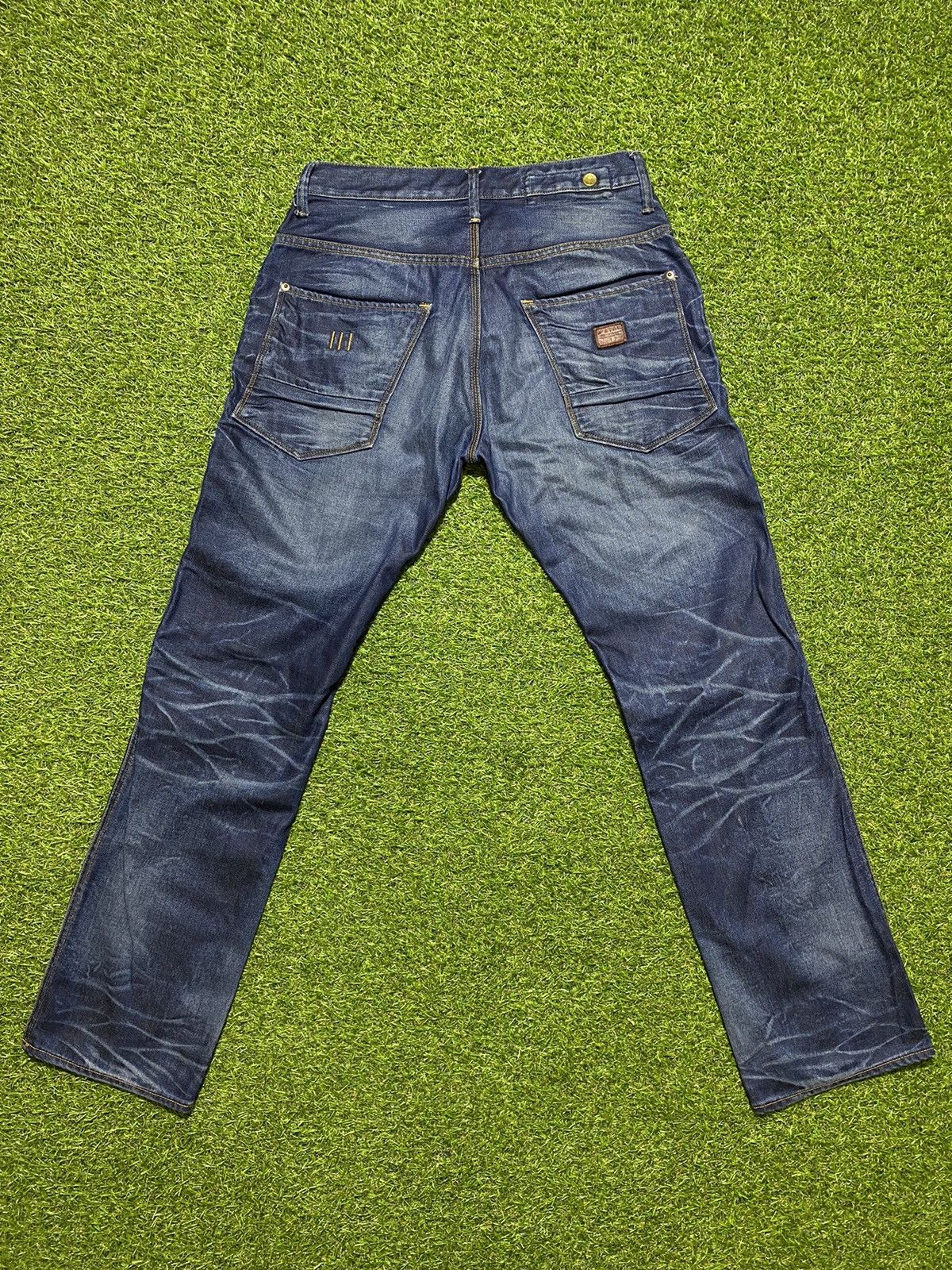 Vintage G star raw denim jeans japanese y2k size 33x32