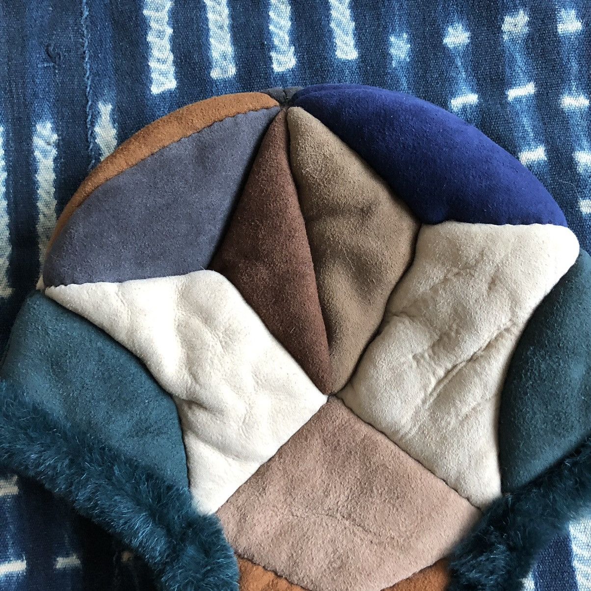 Vintage Leathers Patchwork Trooper Hat Celine RRL Kapital Size ONE SIZE - 2 Thumbnail