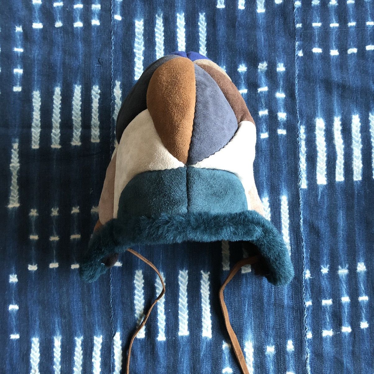 Vintage Leathers Patchwork Trooper Hat Celine RRL Kapital Size ONE SIZE - 5 Thumbnail