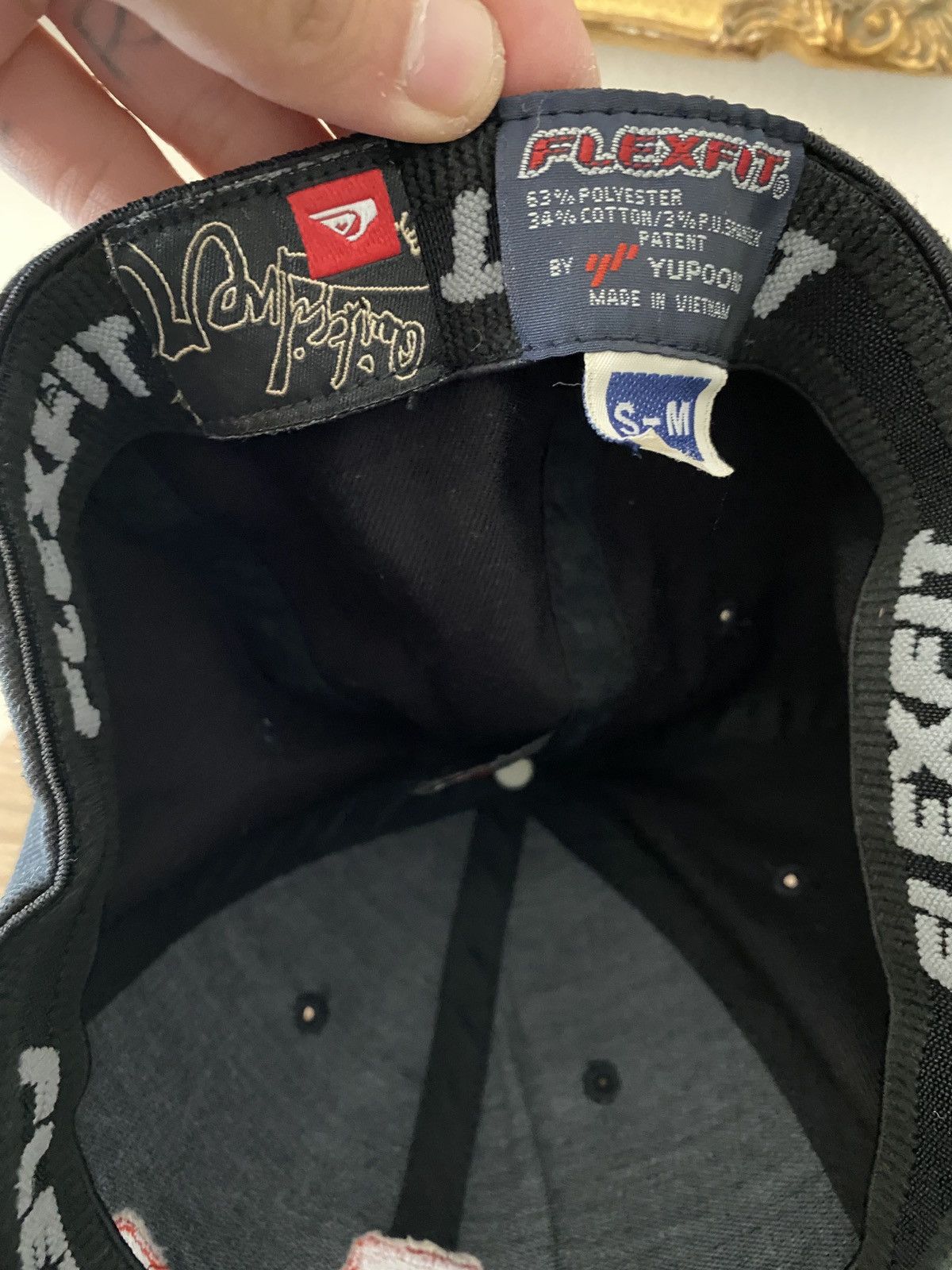 Quiksilver × Vintage Vintage Y2K Quiksilver Fitted Dad Hat Cap Size ONE SIZE - 12 Thumbnail