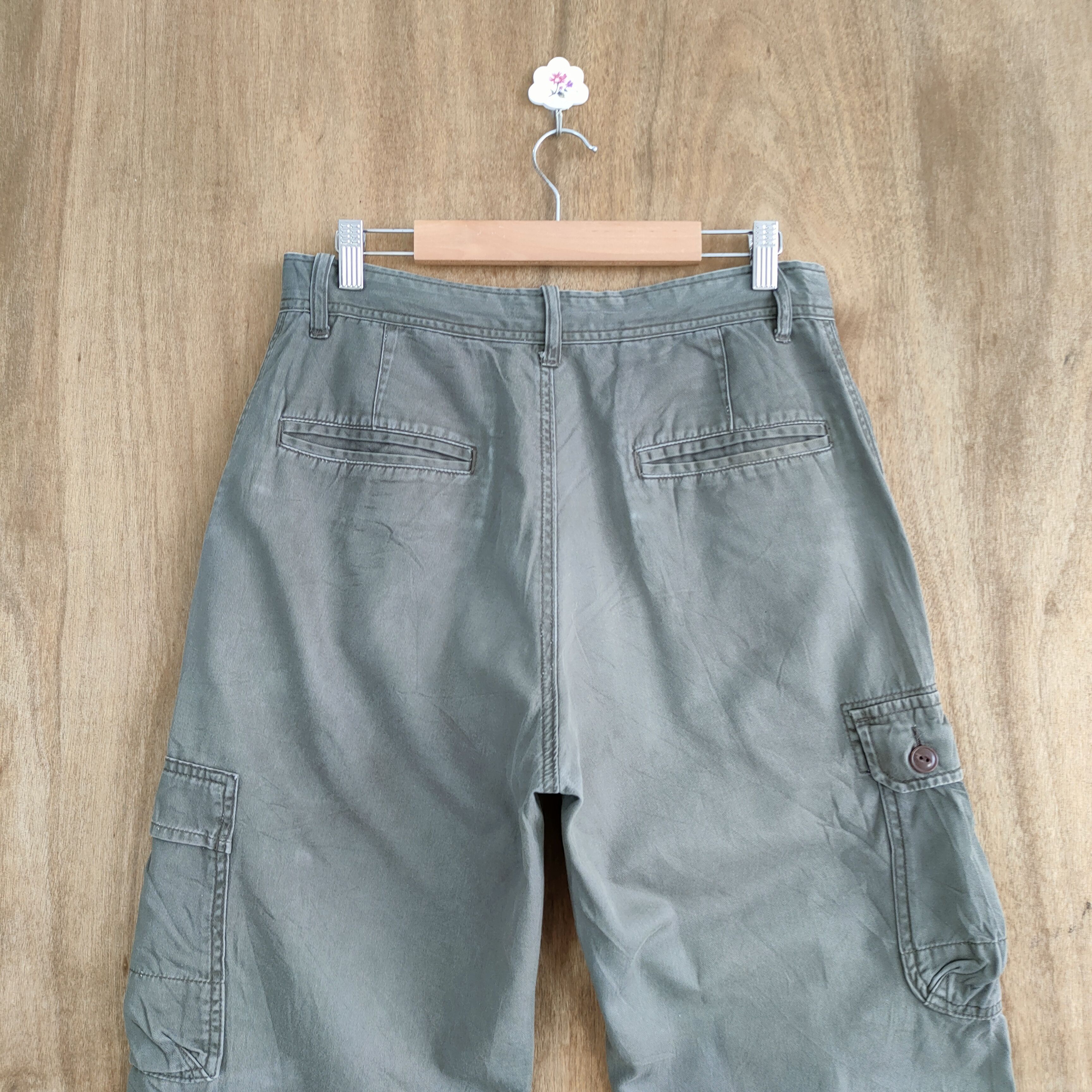 Japanese Brand SUNNY CLOUDS FADED CARGO PANTS Size US 32 / EU 48 - 11 Thumbnail