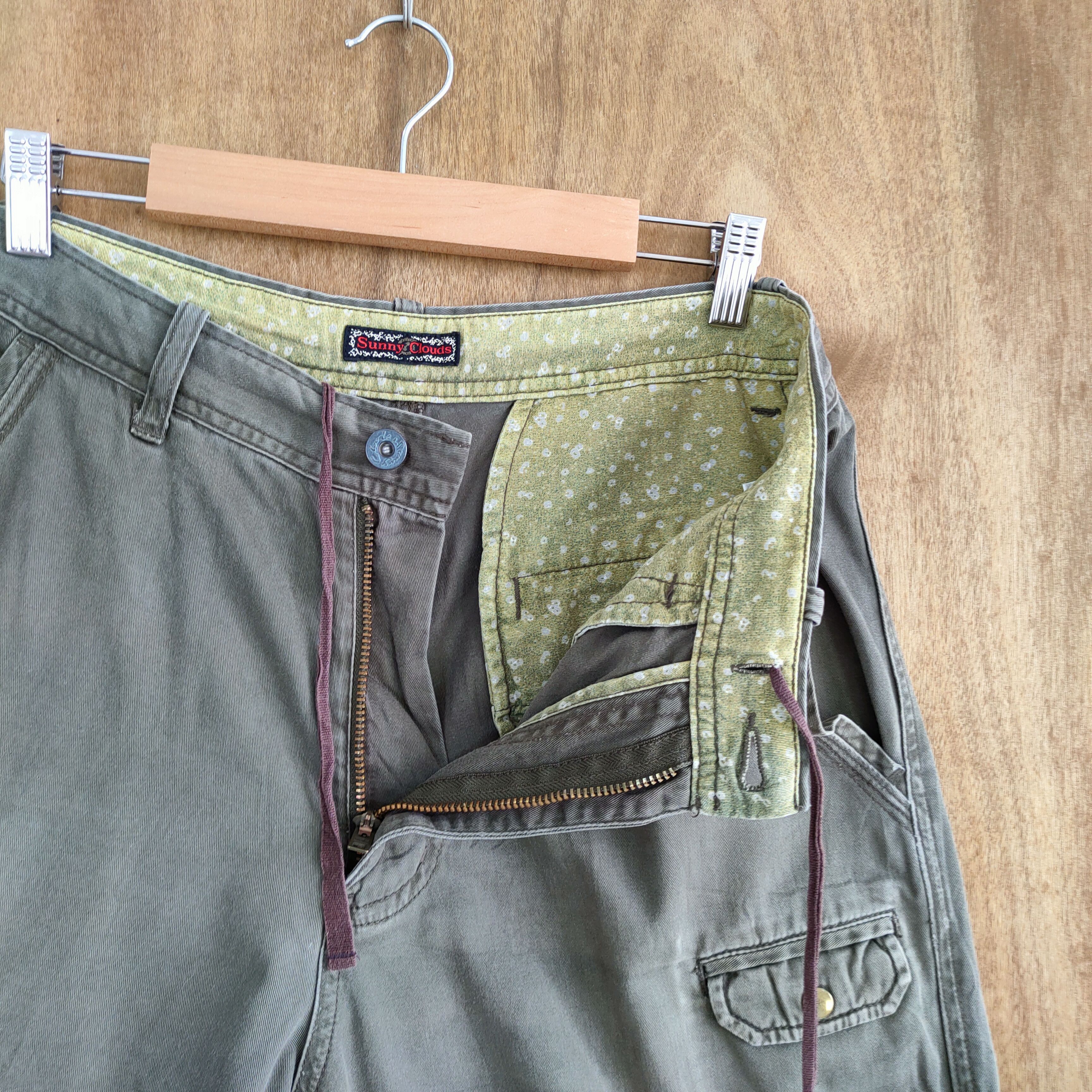 Japanese Brand SUNNY CLOUDS FADED CARGO PANTS Size US 32 / EU 48 - 14 Thumbnail