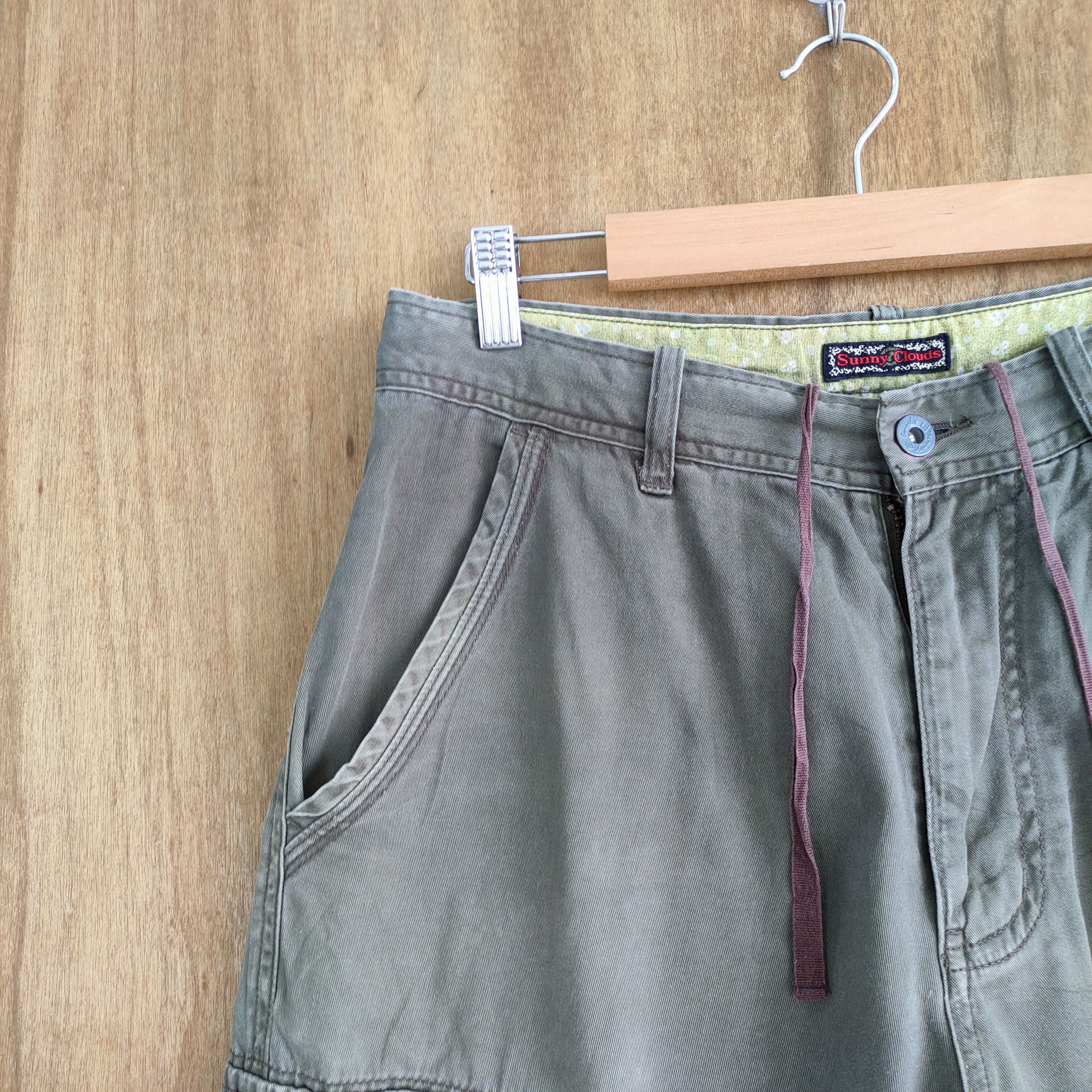 Japanese Brand SUNNY CLOUDS FADED CARGO PANTS Size US 32 / EU 48 - 5 Thumbnail