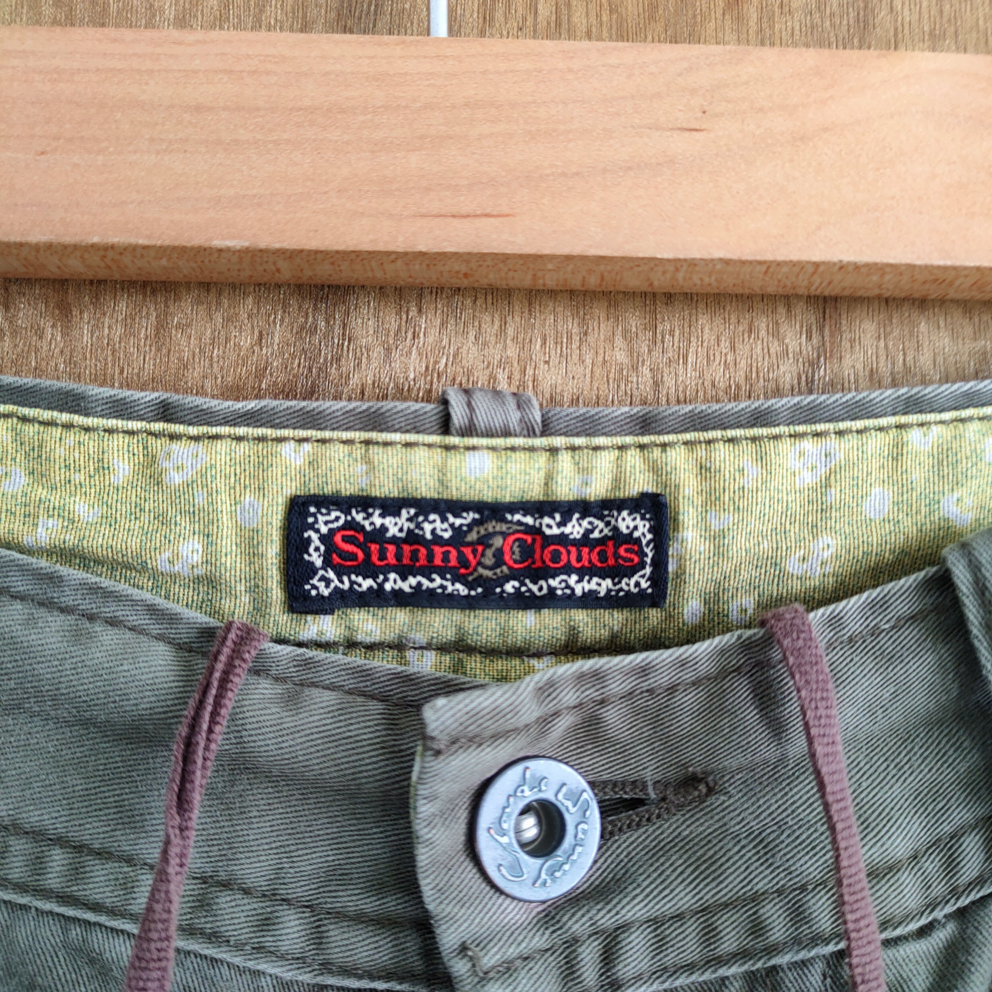 Japanese Brand SUNNY CLOUDS FADED CARGO PANTS Size US 32 / EU 48 - 9 Thumbnail