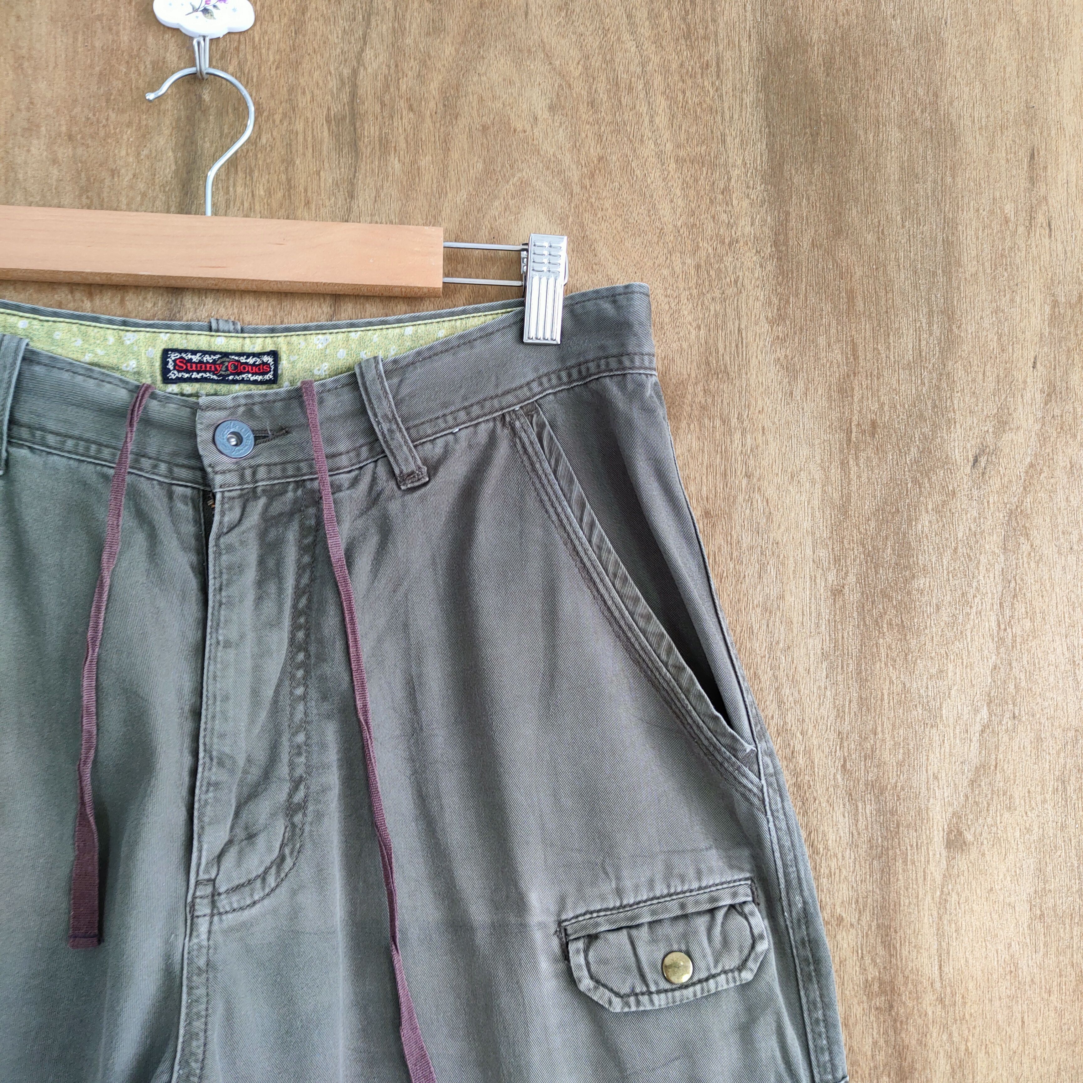 Japanese Brand SUNNY CLOUDS FADED CARGO PANTS Size US 32 / EU 48 - 6 Thumbnail