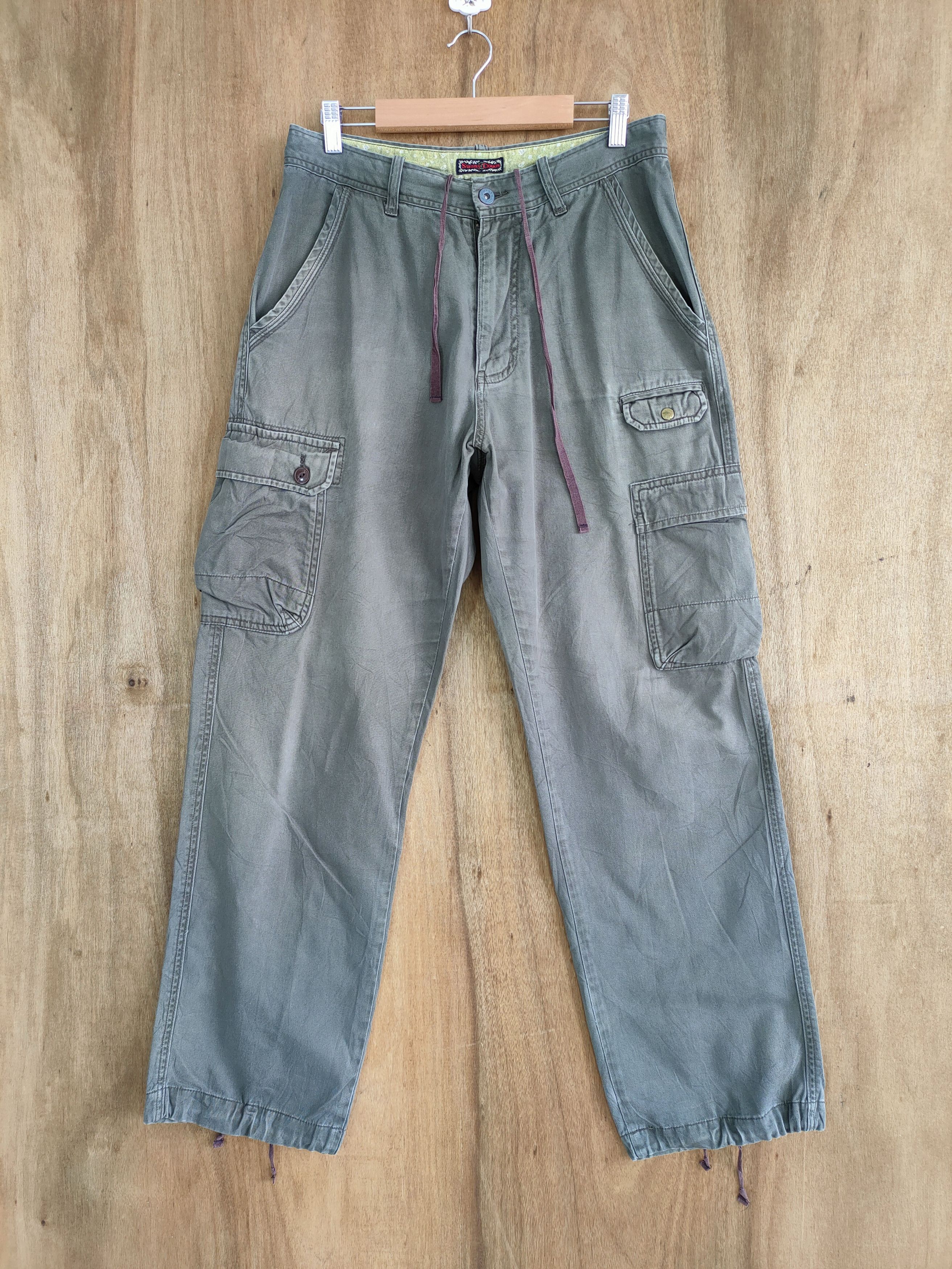 Japanese Brand SUNNY CLOUDS FADED CARGO PANTS Size US 32 / EU 48 - 1 Thumbnail