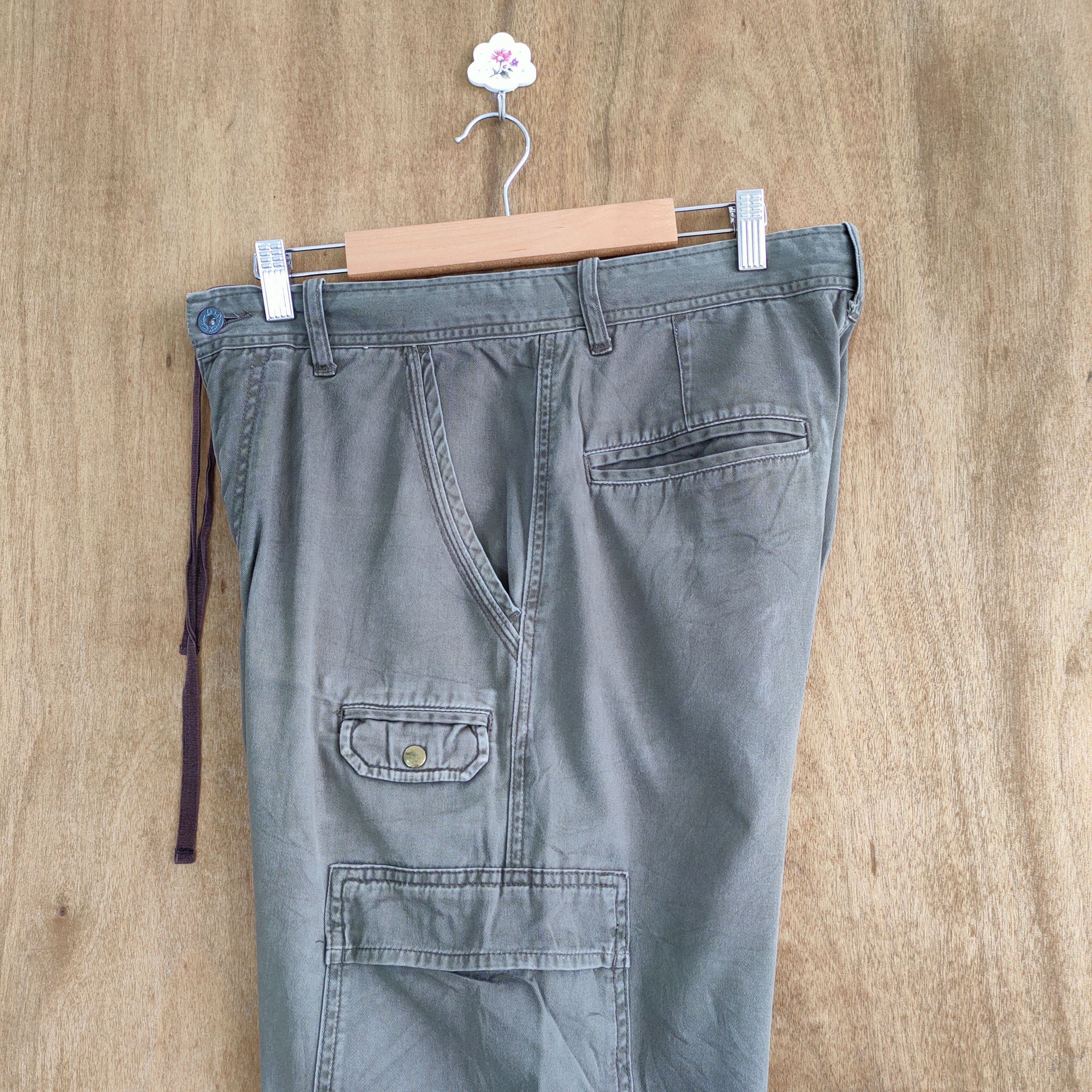 Japanese Brand SUNNY CLOUDS FADED CARGO PANTS Size US 32 / EU 48 - 16 Thumbnail
