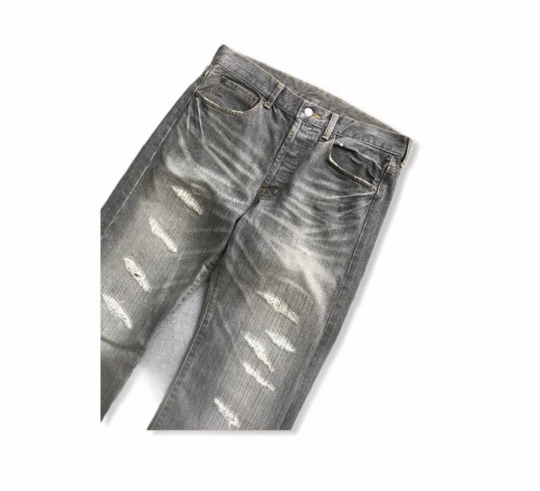 Seditionaries Japanese Brand Takeo Kikuchi Distressed Denim Pant Size US 32 / EU 48 - 4 Thumbnail