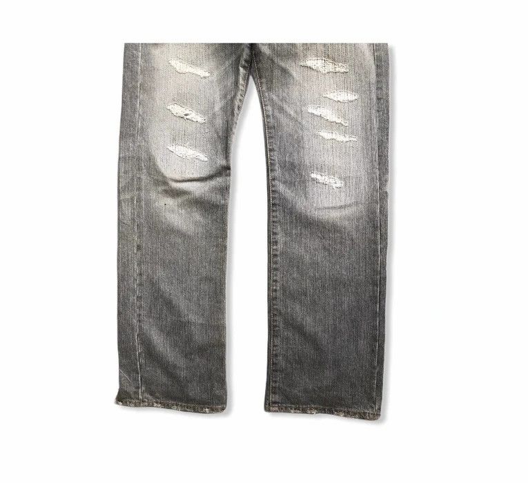 Seditionaries Japanese Brand Takeo Kikuchi Distressed Denim Pant Size US 32 / EU 48 - 3 Thumbnail