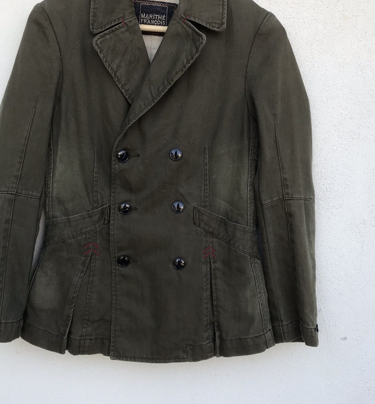 Marithe + Francois Girbaud Marithe F.Girbaud women denim duck canvas buttom jacket Size ONE SIZE - 4 Thumbnail
