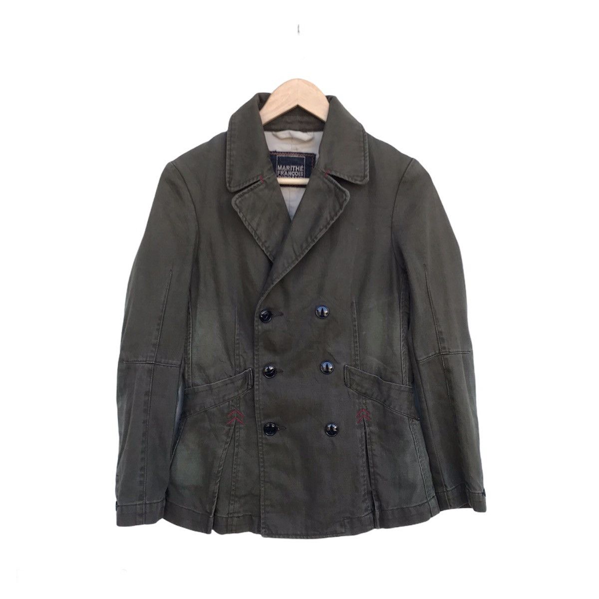 Marithe + Francois Girbaud Marithe F.Girbaud women denim duck canvas buttom jacket Size ONE SIZE - 1 Thumbnail