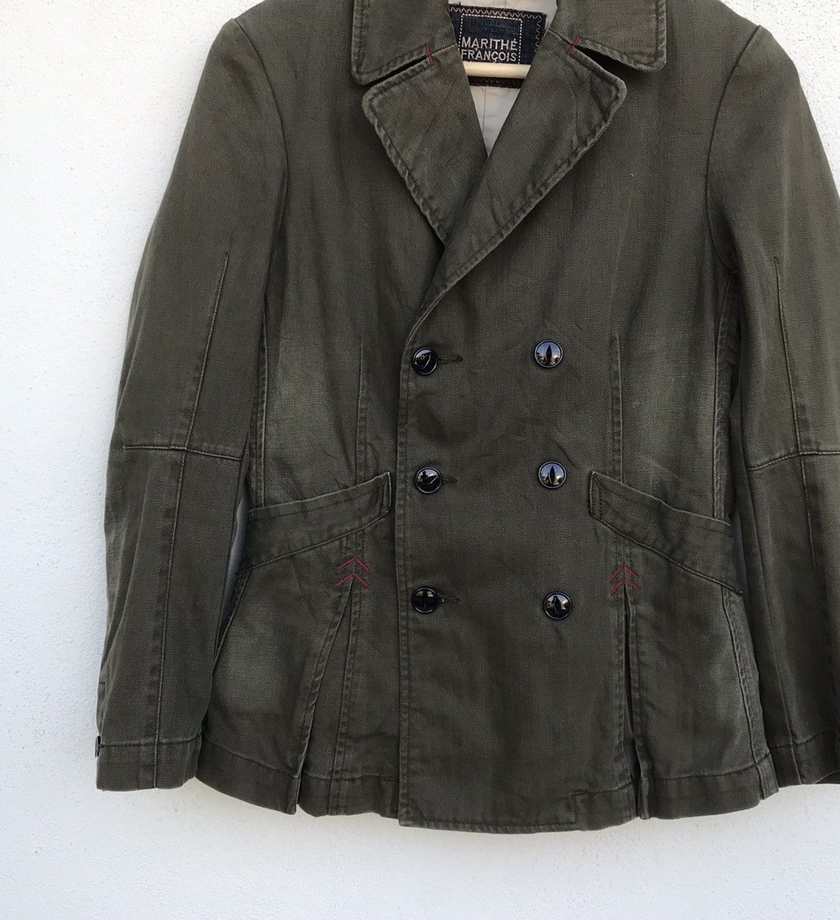 Marithe + Francois Girbaud Marithe F.Girbaud women denim duck canvas buttom jacket Size ONE SIZE - 3 Thumbnail