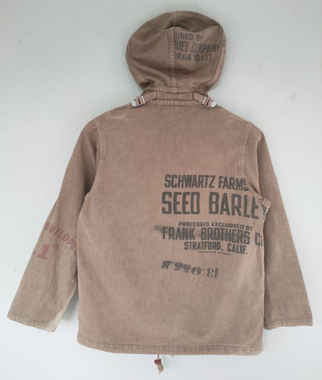 Vintage Denim Dungaree Faded Hoodie Size US S / EU 44-46 / 1 - 2 Thumbnail