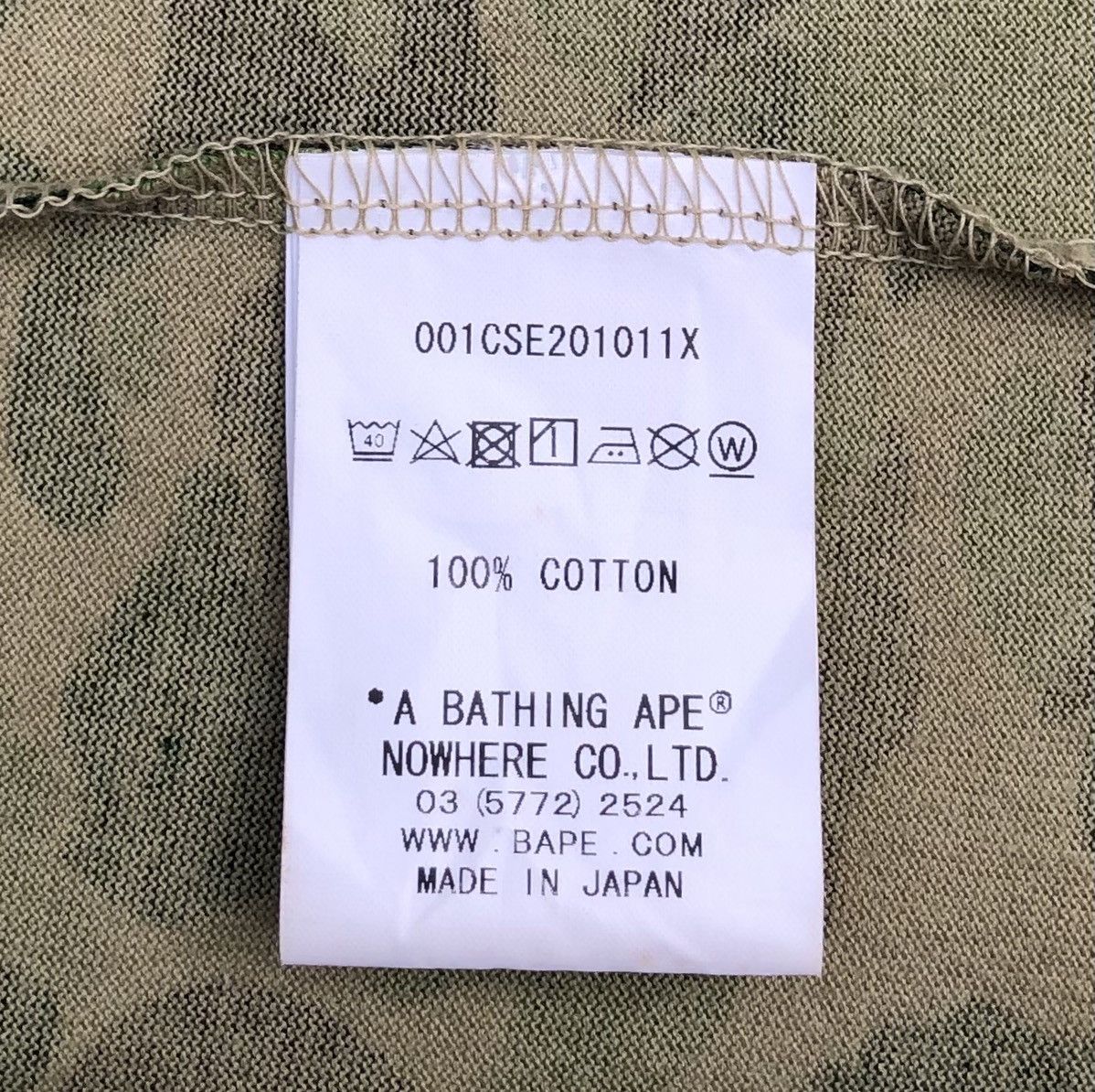 Bape ABC Camo College Tee Size US S / EU 44-46 / 1 - 10 Thumbnail