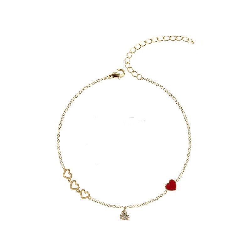 Jewelry Cute Heart Cuff Bracelet Size ONE SIZE - 2 Thumbnail