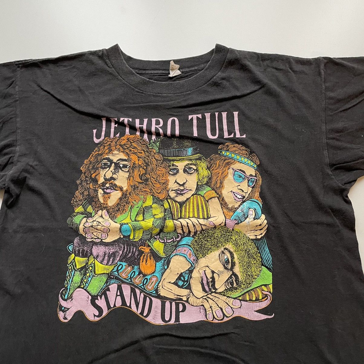 Band Tees × Vintage Vintage 1990s Jethro Tull Tour Graphic Band T Shirt XL Rare Size US XL / EU 56 / 4 - 2 Thumbnail