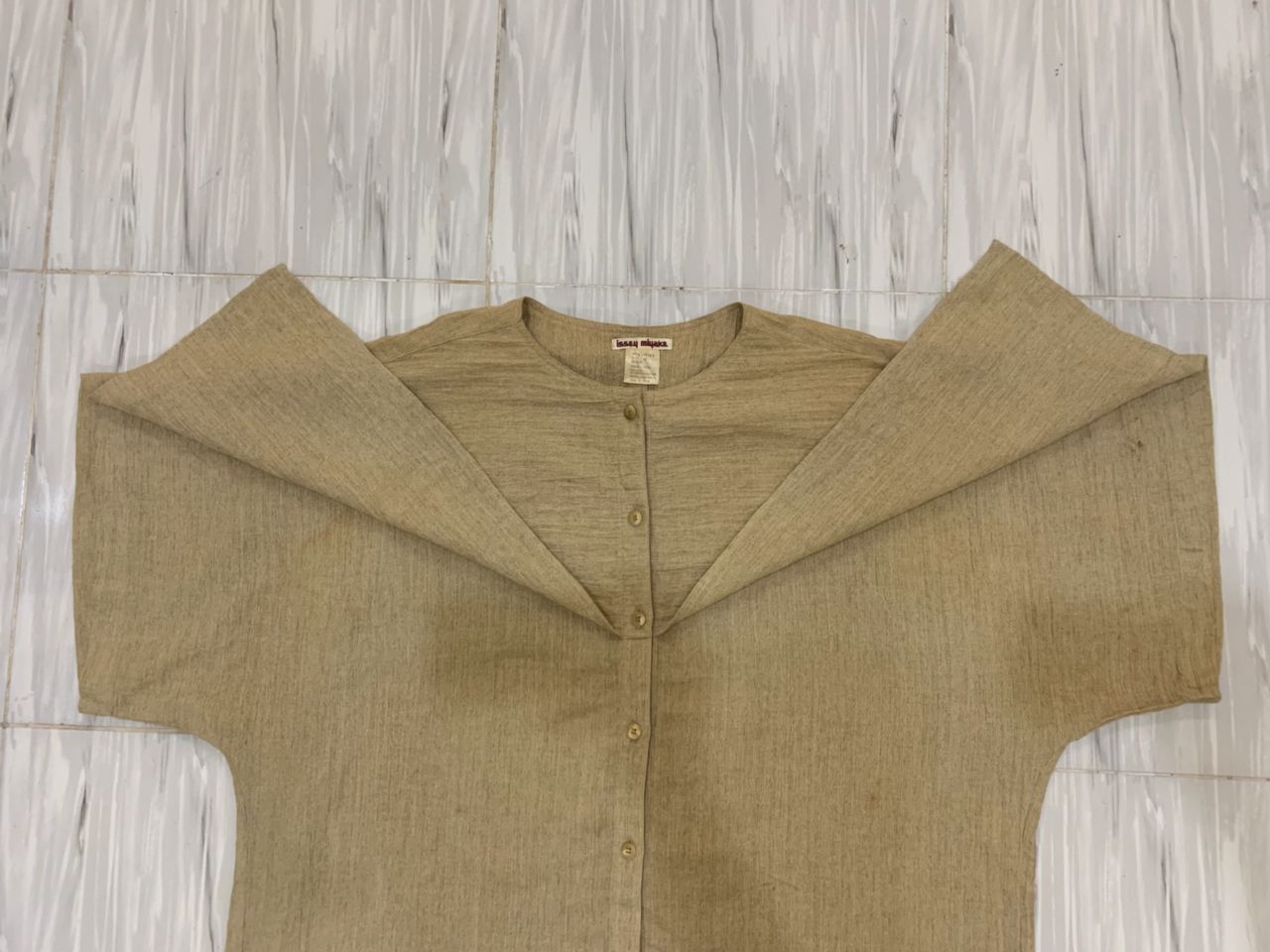 Issey Miyake Vintage 70s Issey Miyake Linen Women Baggy Size M / US 6-8 / IT 42-44 - 4 Thumbnail