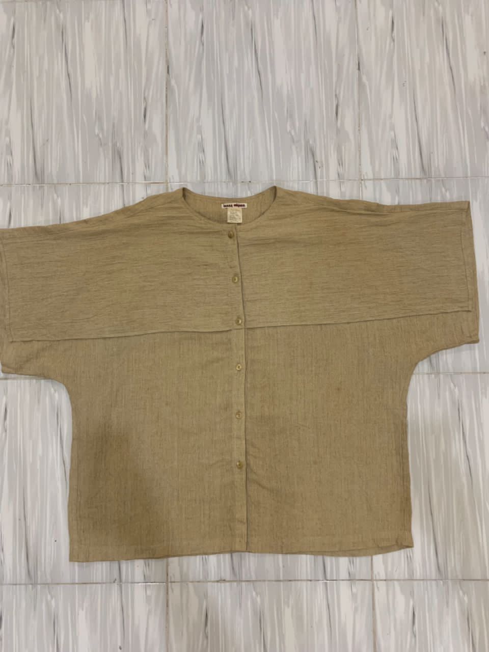 Issey Miyake Vintage 70s Issey Miyake Linen Women Baggy Size M / US 6-8 / IT 42-44 - 2 Thumbnail