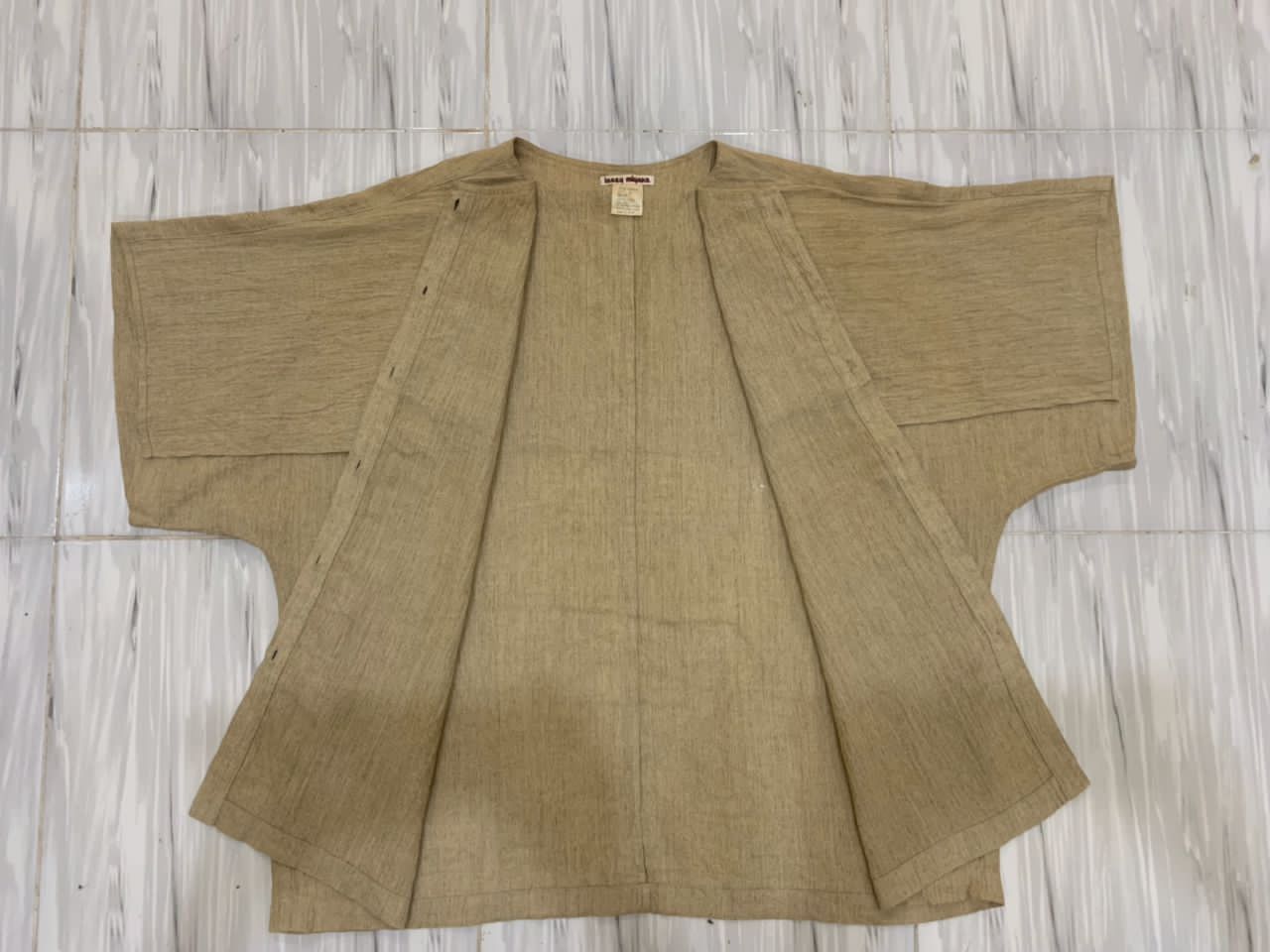 Issey Miyake Vintage 70s Issey Miyake Linen Women Baggy Size M / US 6-8 / IT 42-44 - 3 Thumbnail