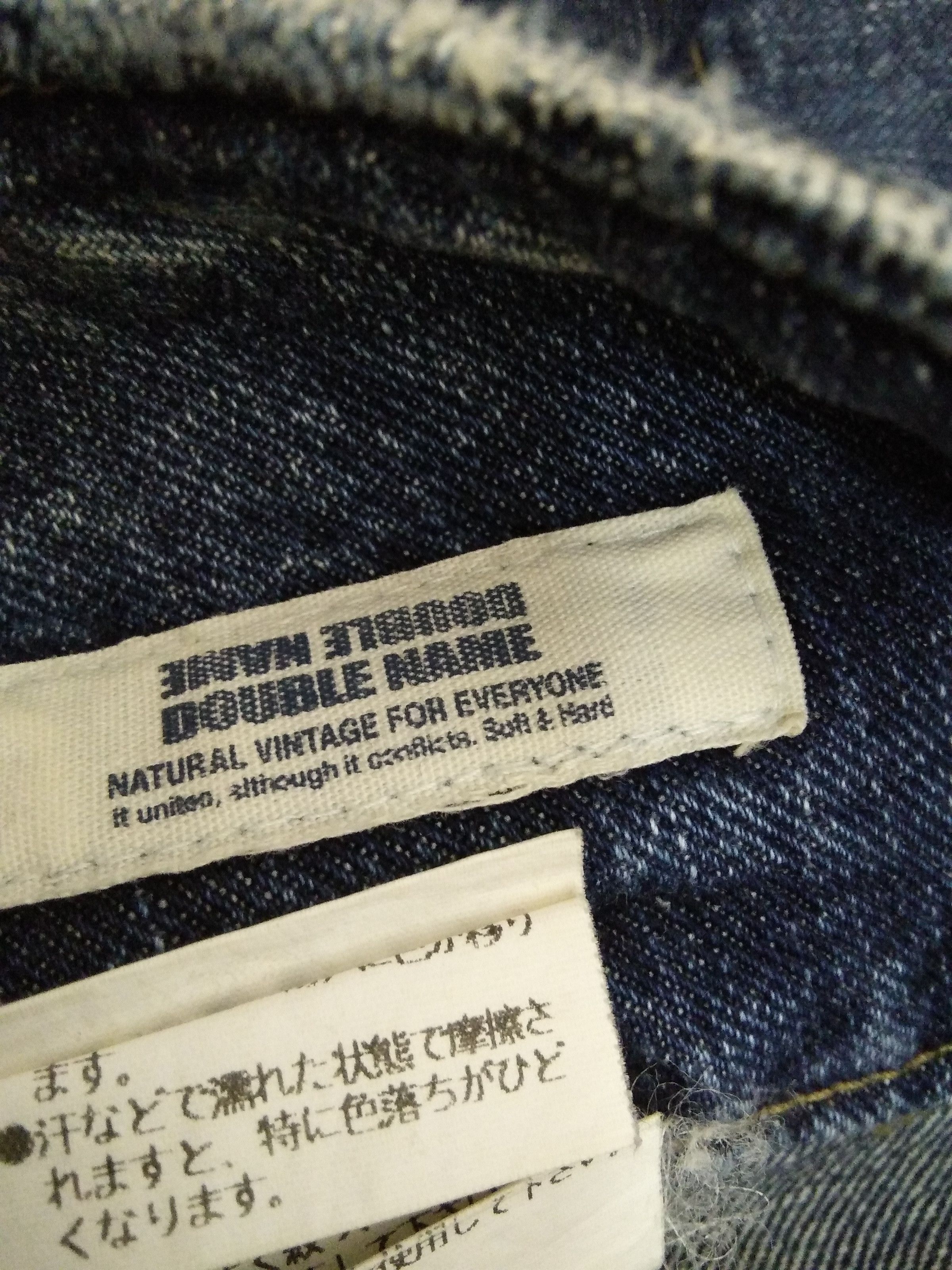Japanese Brand DOUBLENAME JAPAN DENIM BONDAGE FULL ZIPPER PUNK (A640) Size US 33 - 4 Thumbnail
