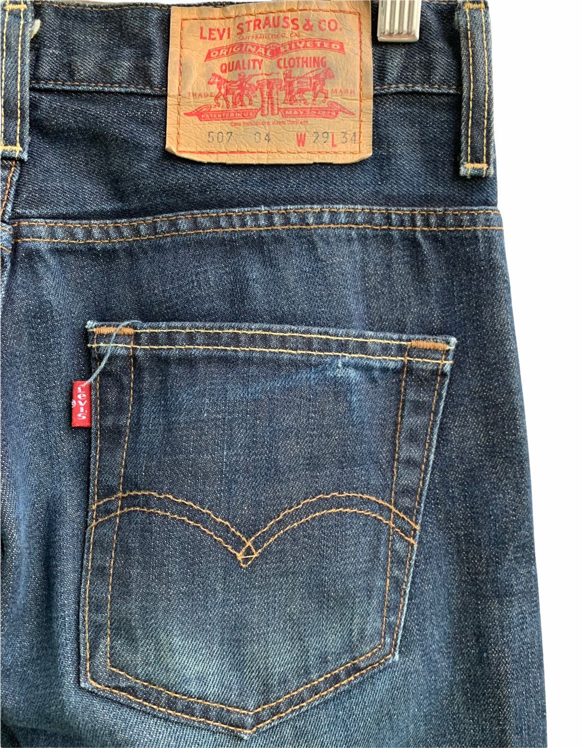Levi's Vintage Levis 507 Denim Jeans Flared Size US 30 / EU 46 - 10 Thumbnail
