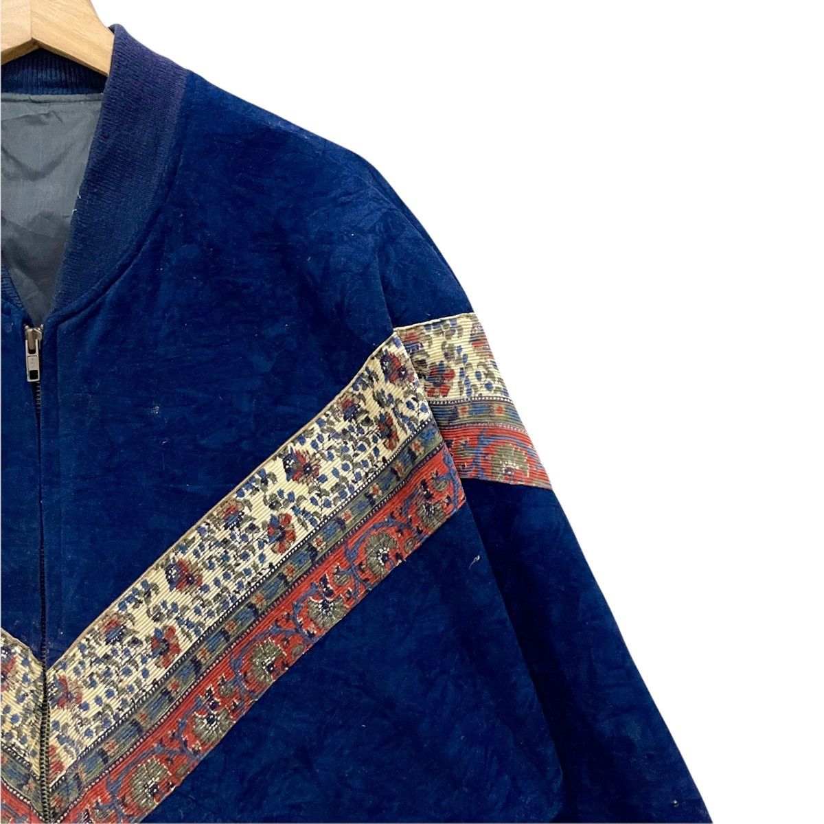 Cowboy Equipment ‼️RARE‼️Vintage!! American Native Navajo Velvet Jacket Size US L / EU 52-54 / 3 - 9 Thumbnail
