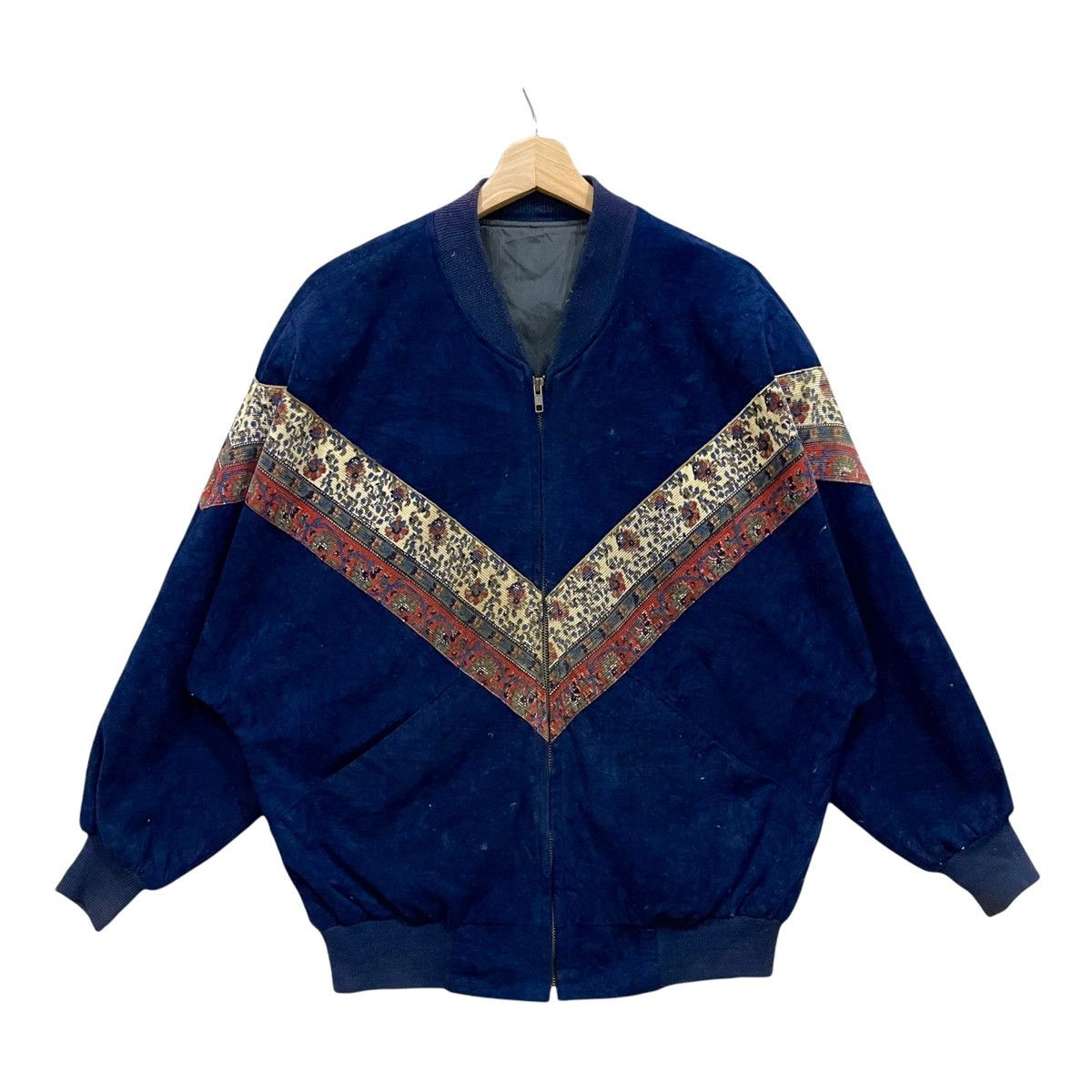 Cowboy Equipment ‼️RARE‼️Vintage!! American Native Navajo Velvet Jacket Size US L / EU 52-54 / 3 - 1 Thumbnail