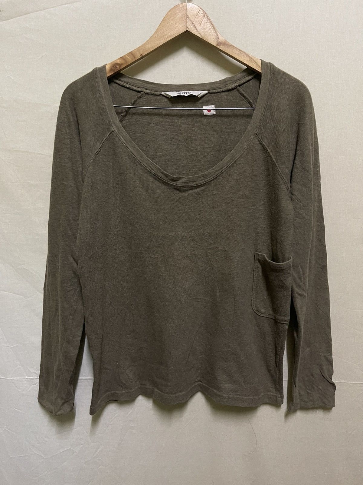 Japanese Brand Kapital long sleeve tshirt single pocket Size US S / EU 44-46 / 1 - 1 Thumbnail