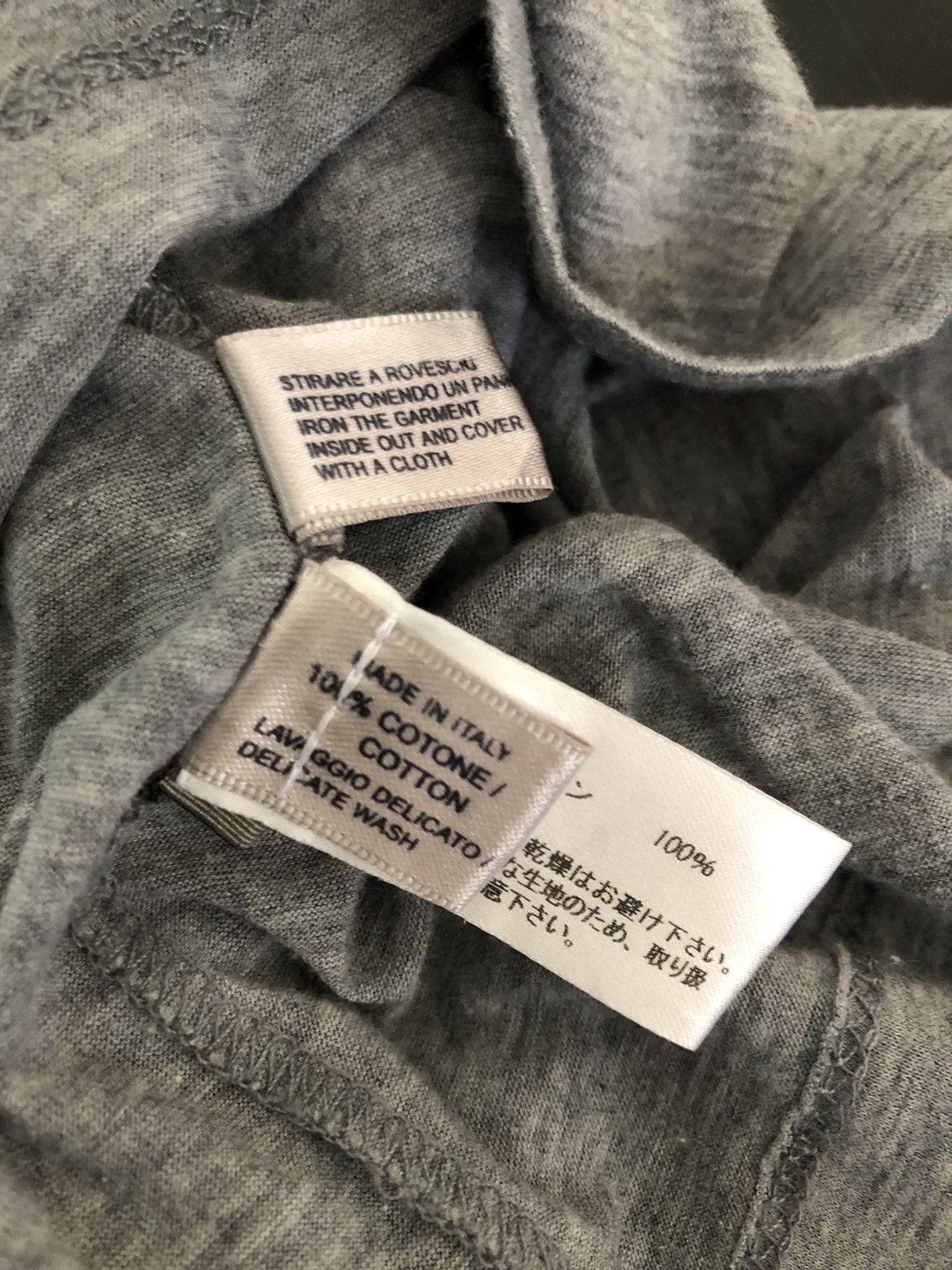 Bottega Veneta × Vintage Vintage Bottega Veneta Made in Italy Abstract Grey tee Size US S / EU 44-46 / 1 - 10 Thumbnail