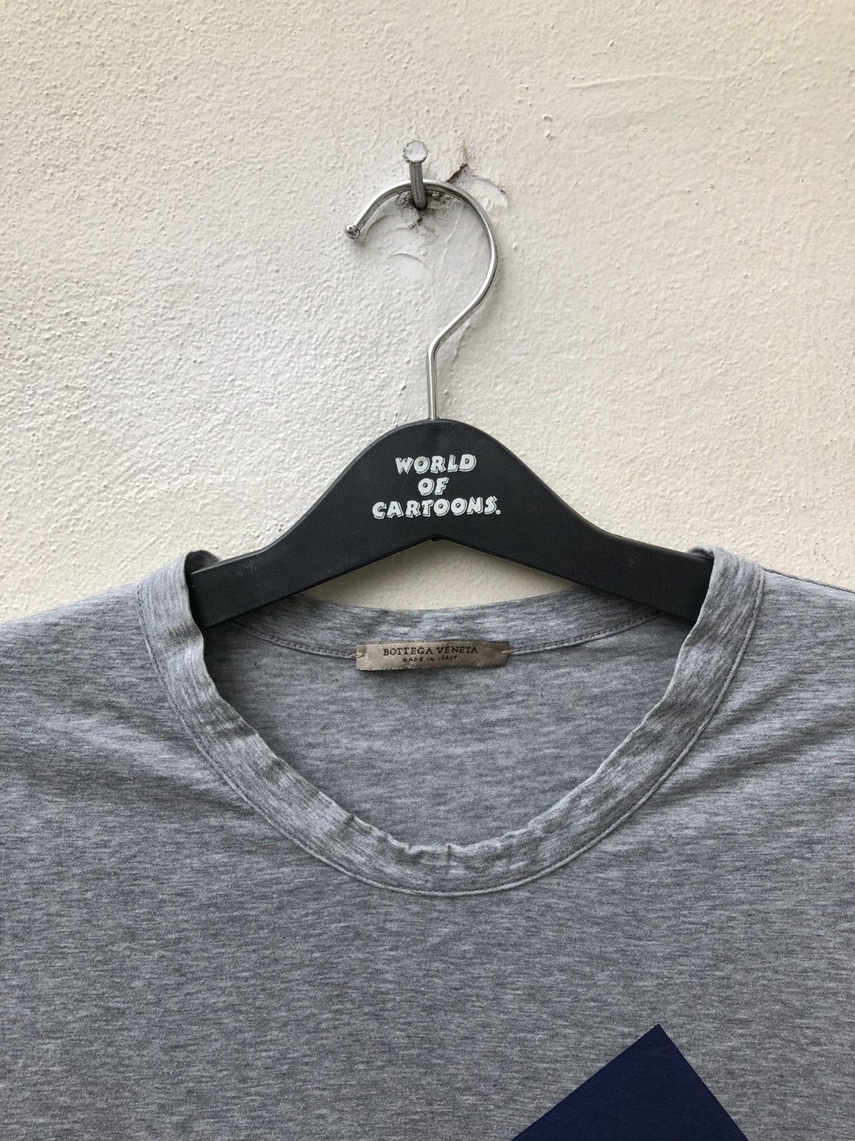 Bottega Veneta × Vintage Vintage Bottega Veneta Made in Italy Abstract Grey tee Size US S / EU 44-46 / 1 - 3 Thumbnail