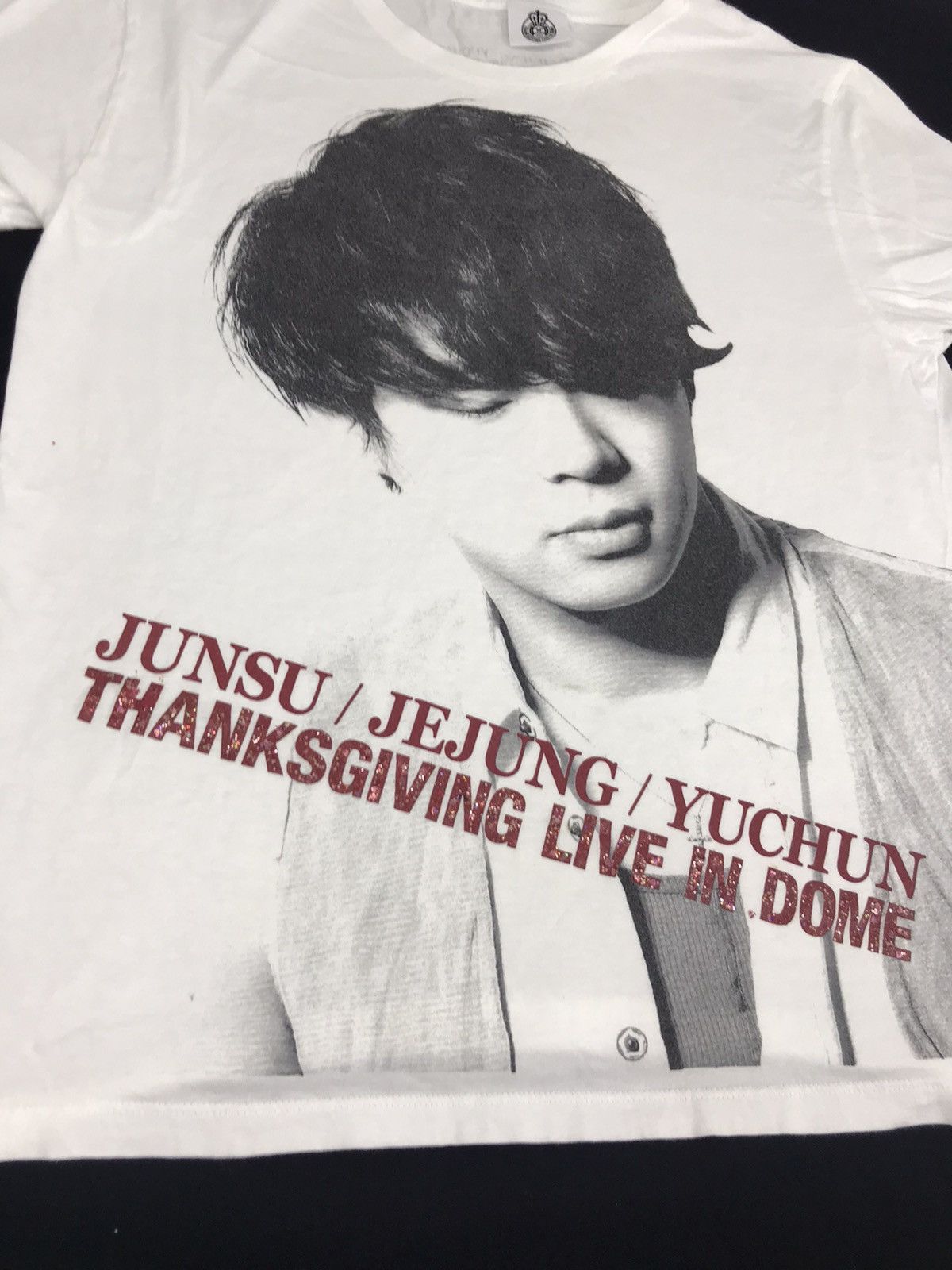Band Tees JYJ Junsu Jejung Yuchun Thanksgiving Live Tokyo Dome Kpop Size M / US 6-8 / IT 42-44 - 4 Thumbnail