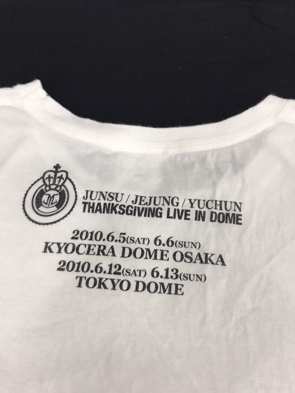 Band Tees JYJ Junsu Jejung Yuchun Thanksgiving Live Tokyo Dome Kpop Size M / US 6-8 / IT 42-44 - 5 Thumbnail