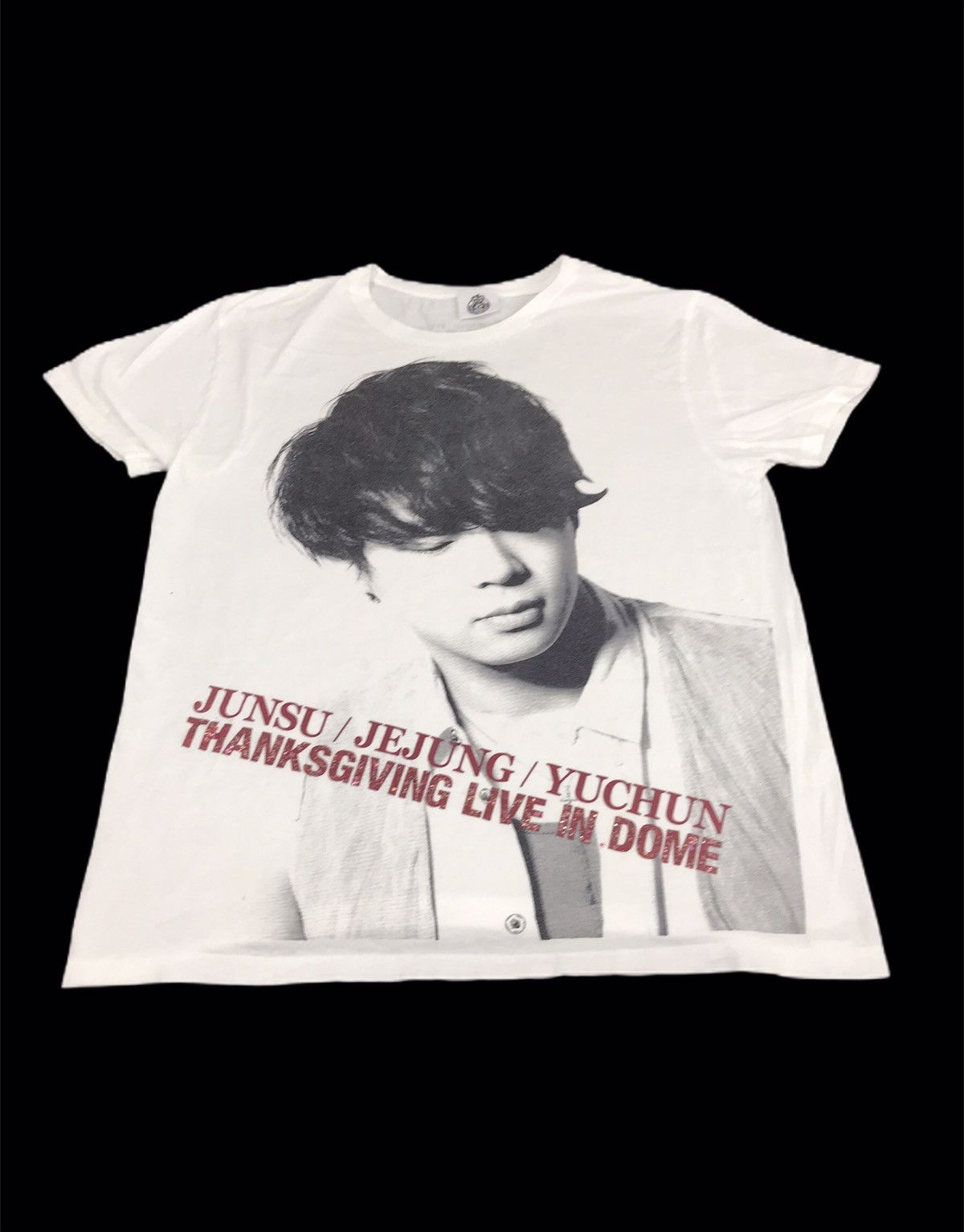 Band Tees JYJ Junsu Jejung Yuchun Thanksgiving Live Tokyo Dome Kpop Size M / US 6-8 / IT 42-44 - 1 Thumbnail