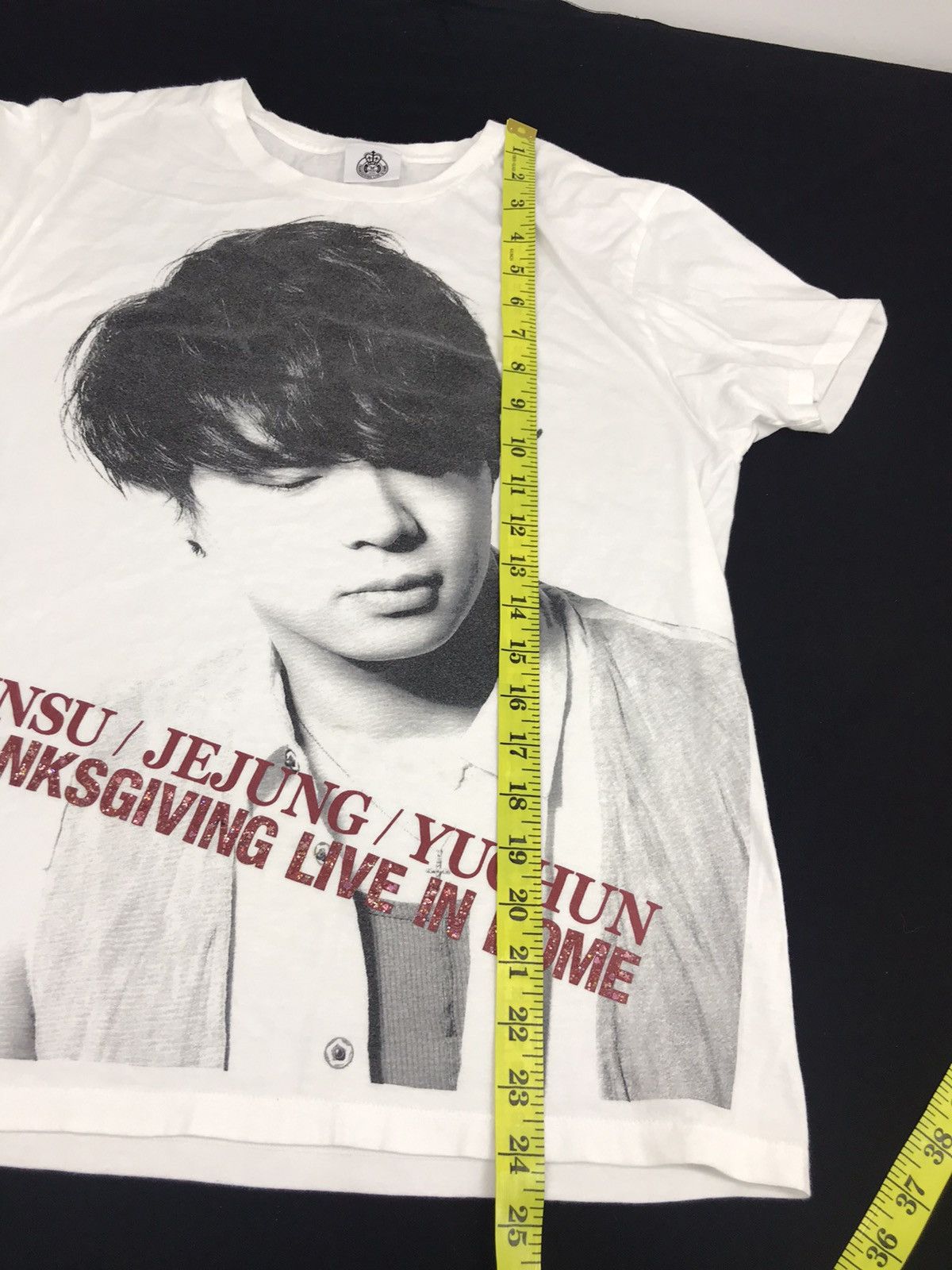 Band Tees JYJ Junsu Jejung Yuchun Thanksgiving Live Tokyo Dome Kpop Size M / US 6-8 / IT 42-44 - 9 Thumbnail
