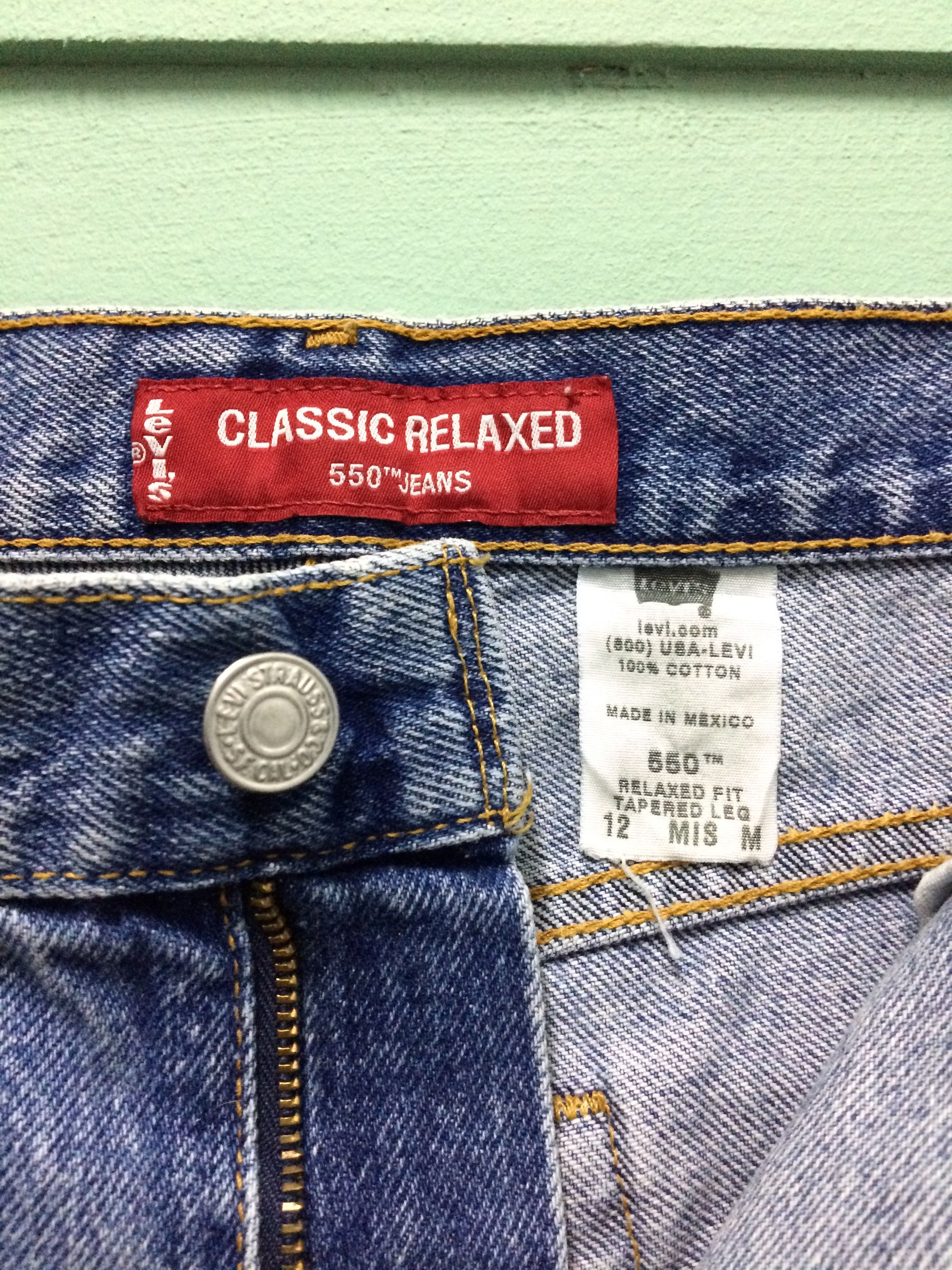Levi's × Vintage Levis 550 Light Wash Jeans #B-185 Size US 32 / EU 48 - 11 Thumbnail