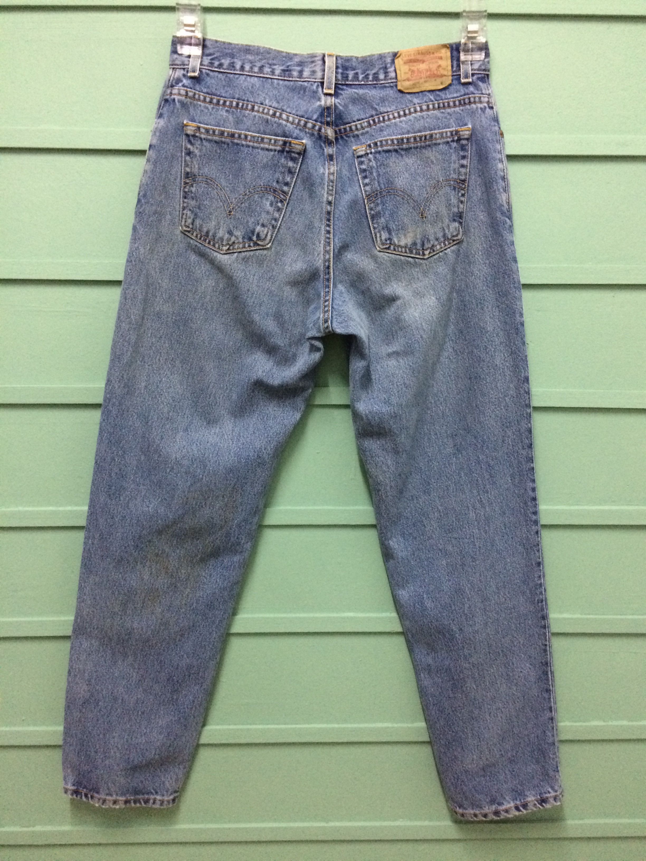 Levi's × Vintage Levis 550 Light Wash Jeans #B-185 Size US 32 / EU 48 - 2 Thumbnail
