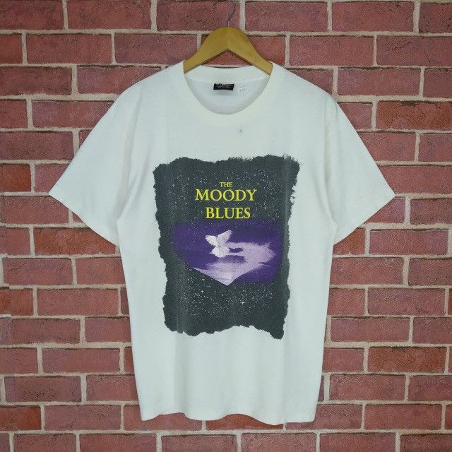 Band Tees × Vintage Vintage The Moody Blues English Rock Band Tour T-shirt Size US L / EU 52-54 / 3 - 1 Thumbnail
