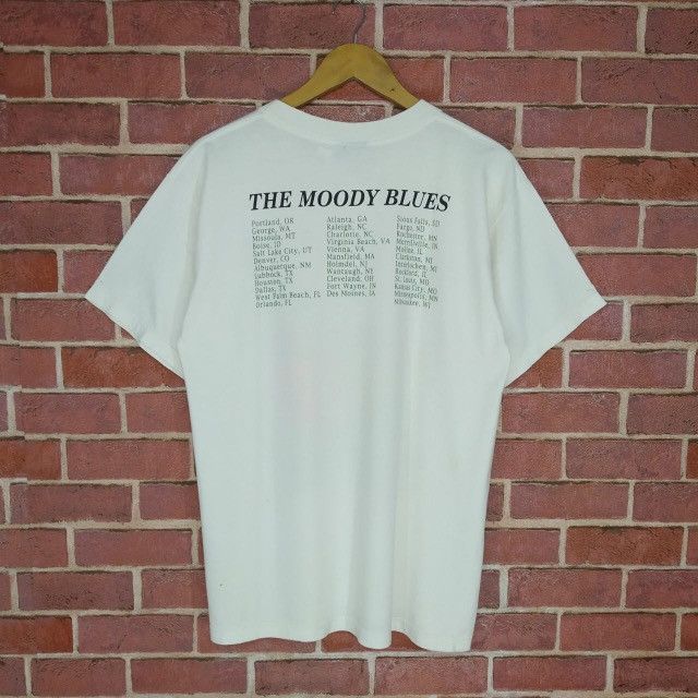 Band Tees × Vintage Vintage The Moody Blues English Rock Band Tour T-shirt Size US L / EU 52-54 / 3 - 2 Thumbnail