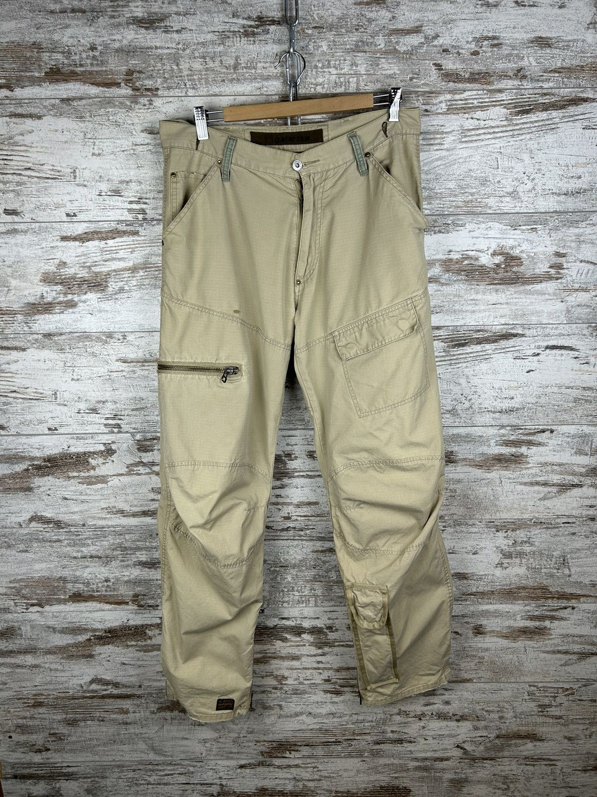 G-Star Mens Vintage G Star Raw Army Elwood Pants cargo y2k rare Size US 33 - 2 Thumbnail